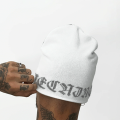 TECNINEGROUP Jacquard Diamond Knit Beanie