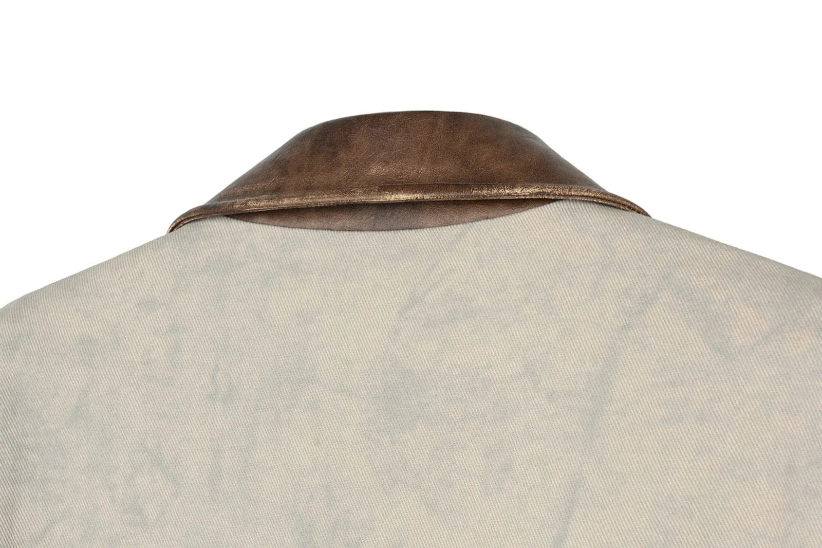 OKAYTHXBYE Essential Contrast Collar Washed Jacket