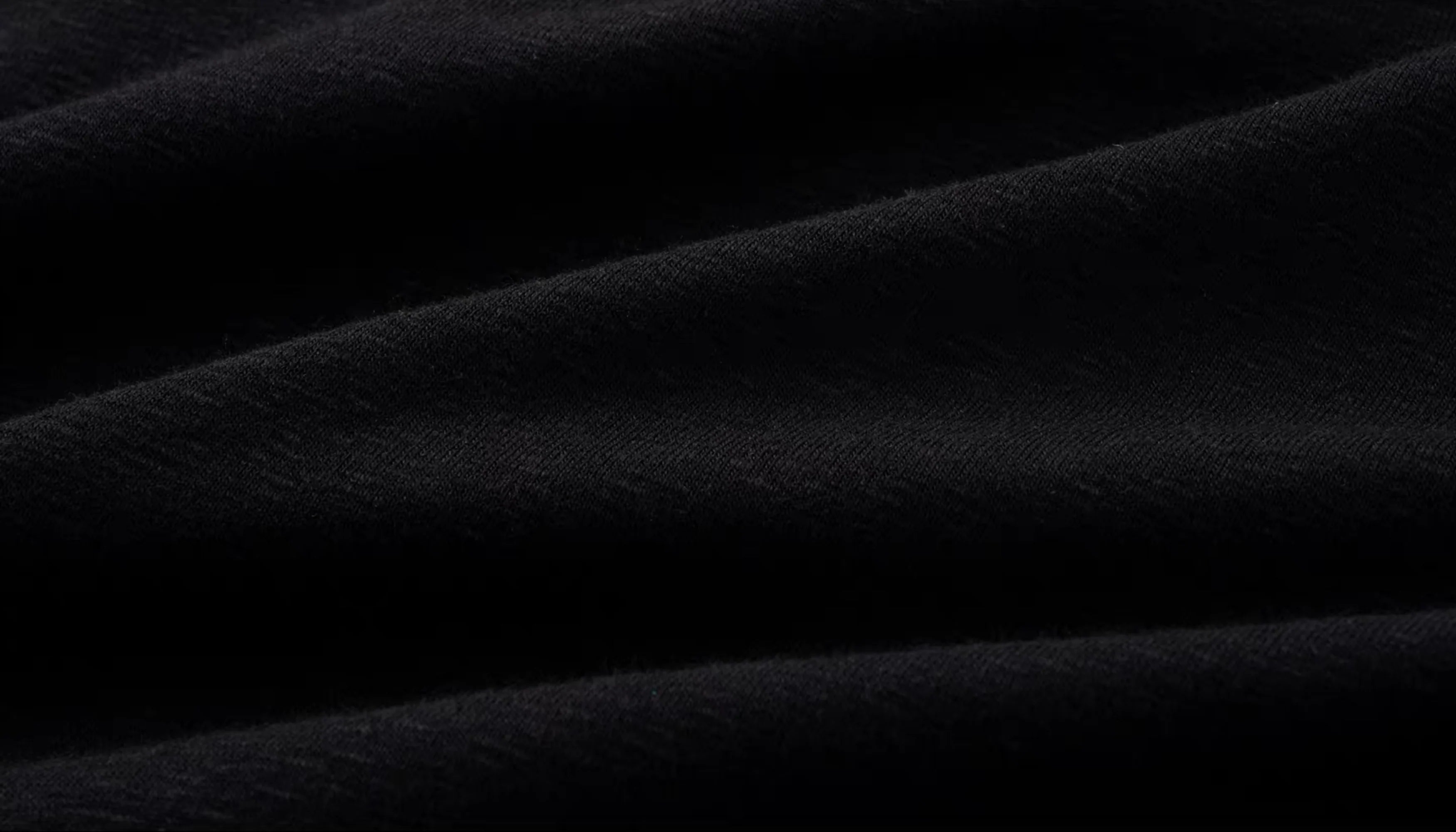 ALVNG AR ANTS Draped-Neck Long-Sleeve Tee