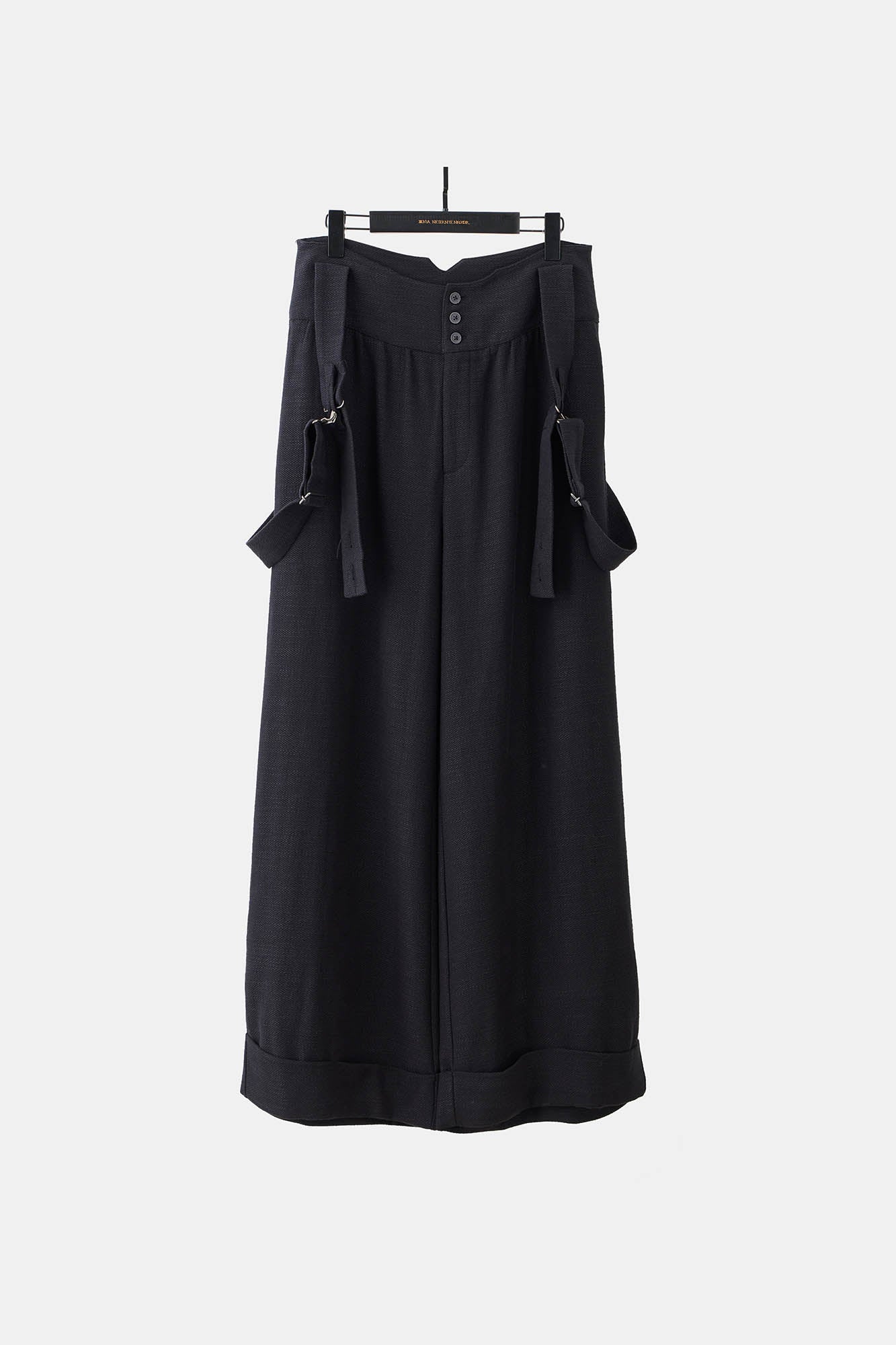 ILNya Nieternite Nifutur Buttoned High-Waist Wide-Leg Overalls