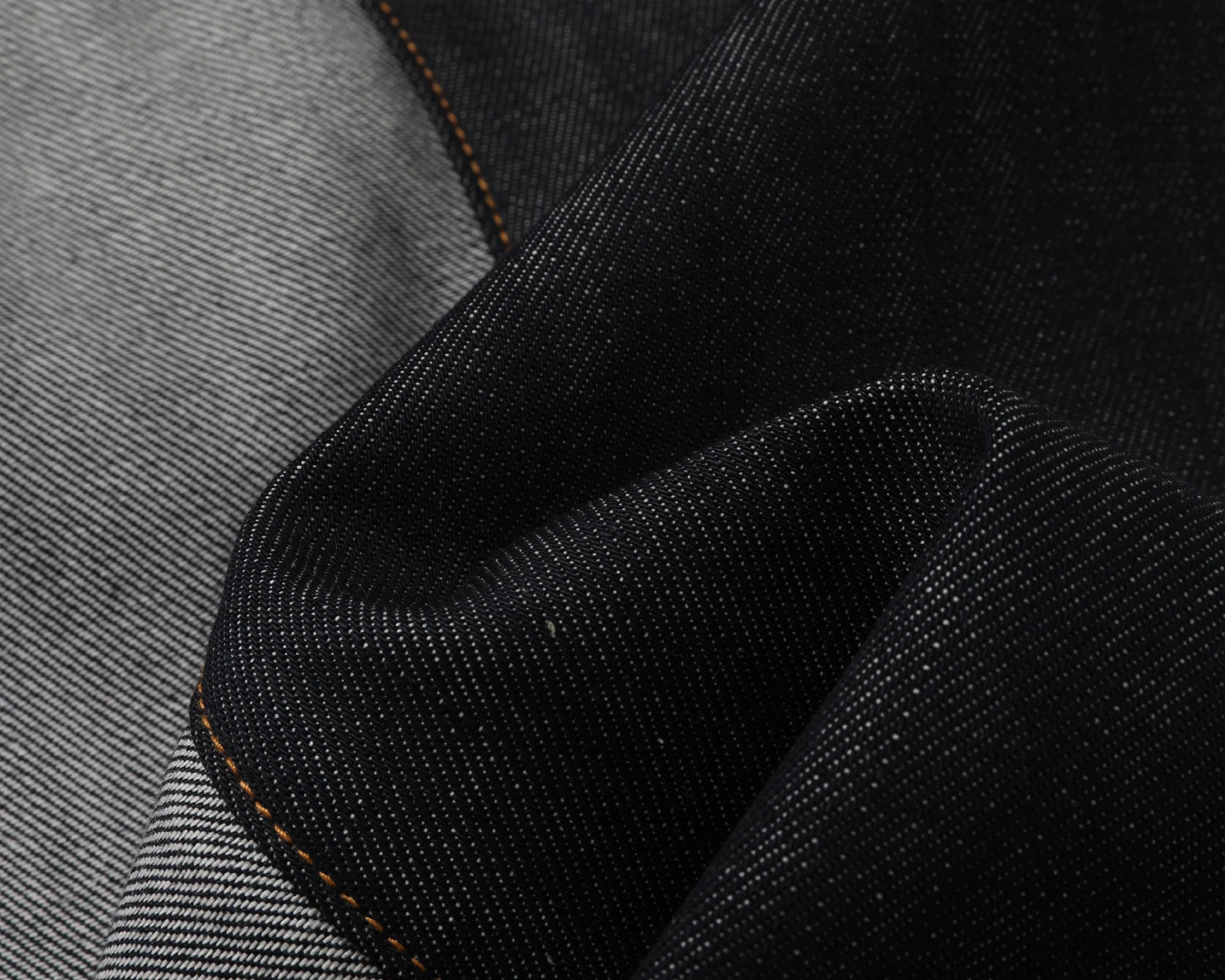 STEEPC Inverted Panel Snap-Fly Raw Jeans