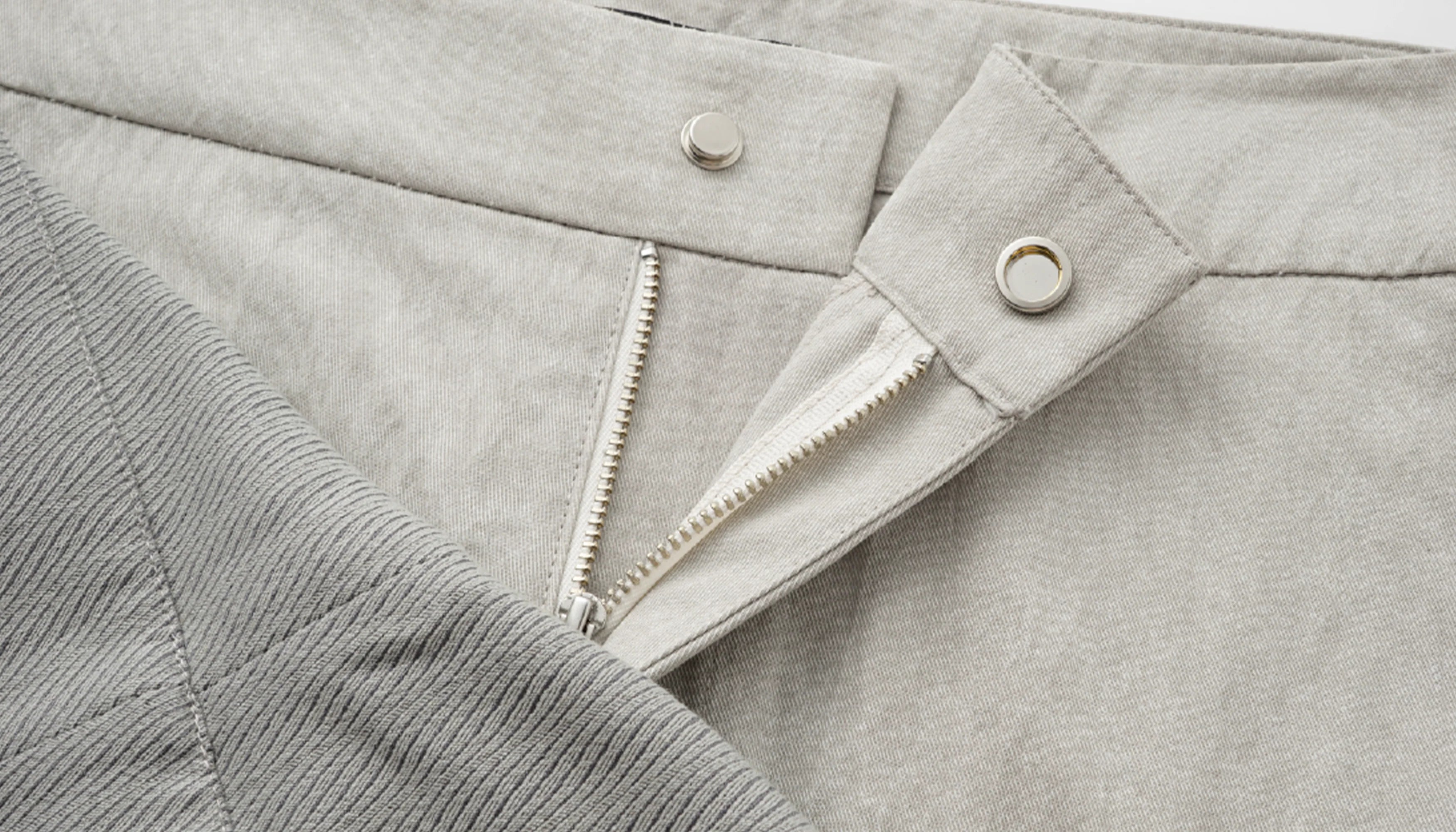 ALVNG AR ANTS Curved-Panel Folded-Waist Trousers