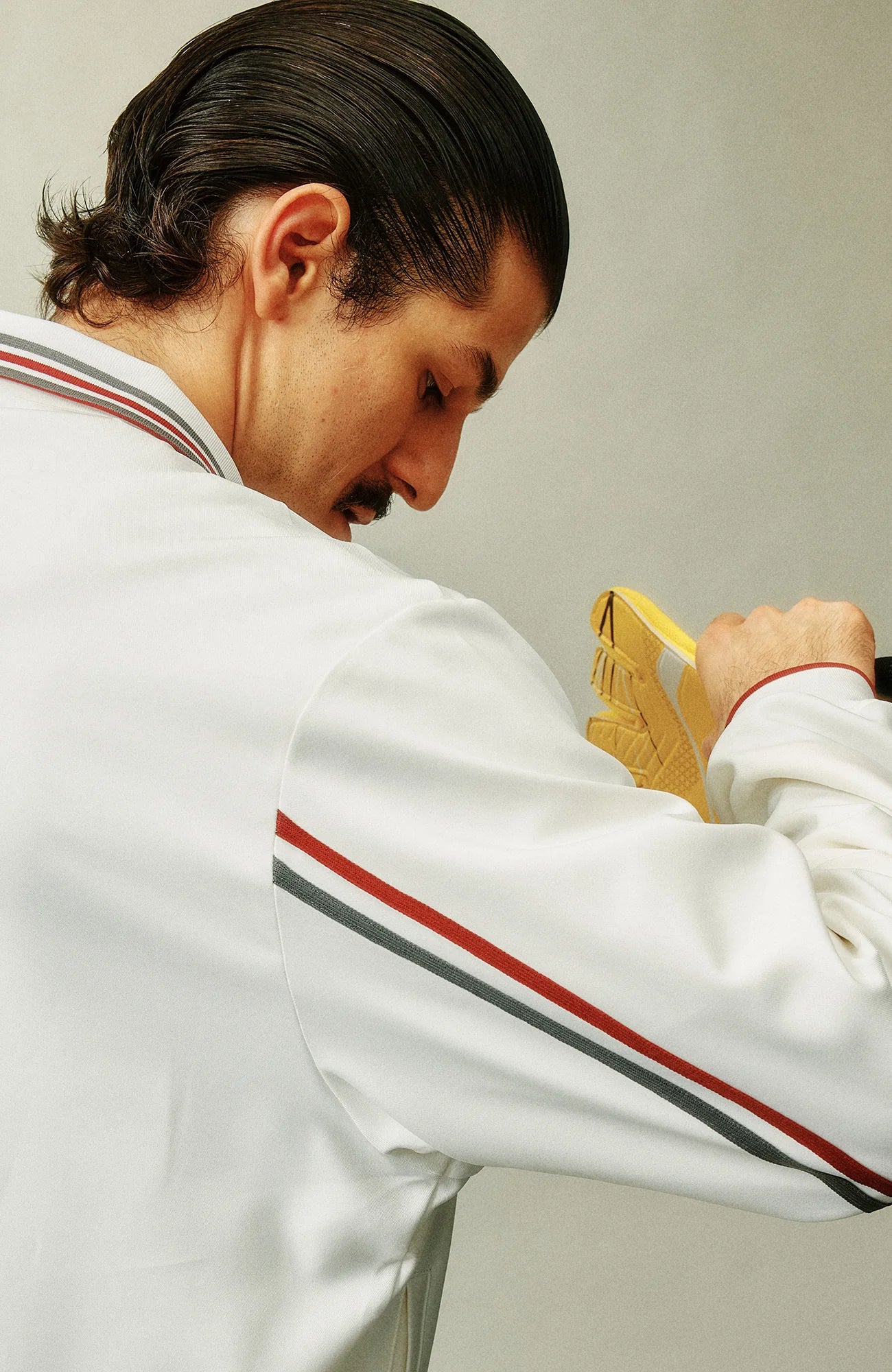 UMAMIISM Retro Striped Track Jacket