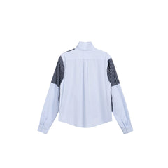 NOTHINGNESS WORLD Deconstructed Layered Graphic Spliced Shirt