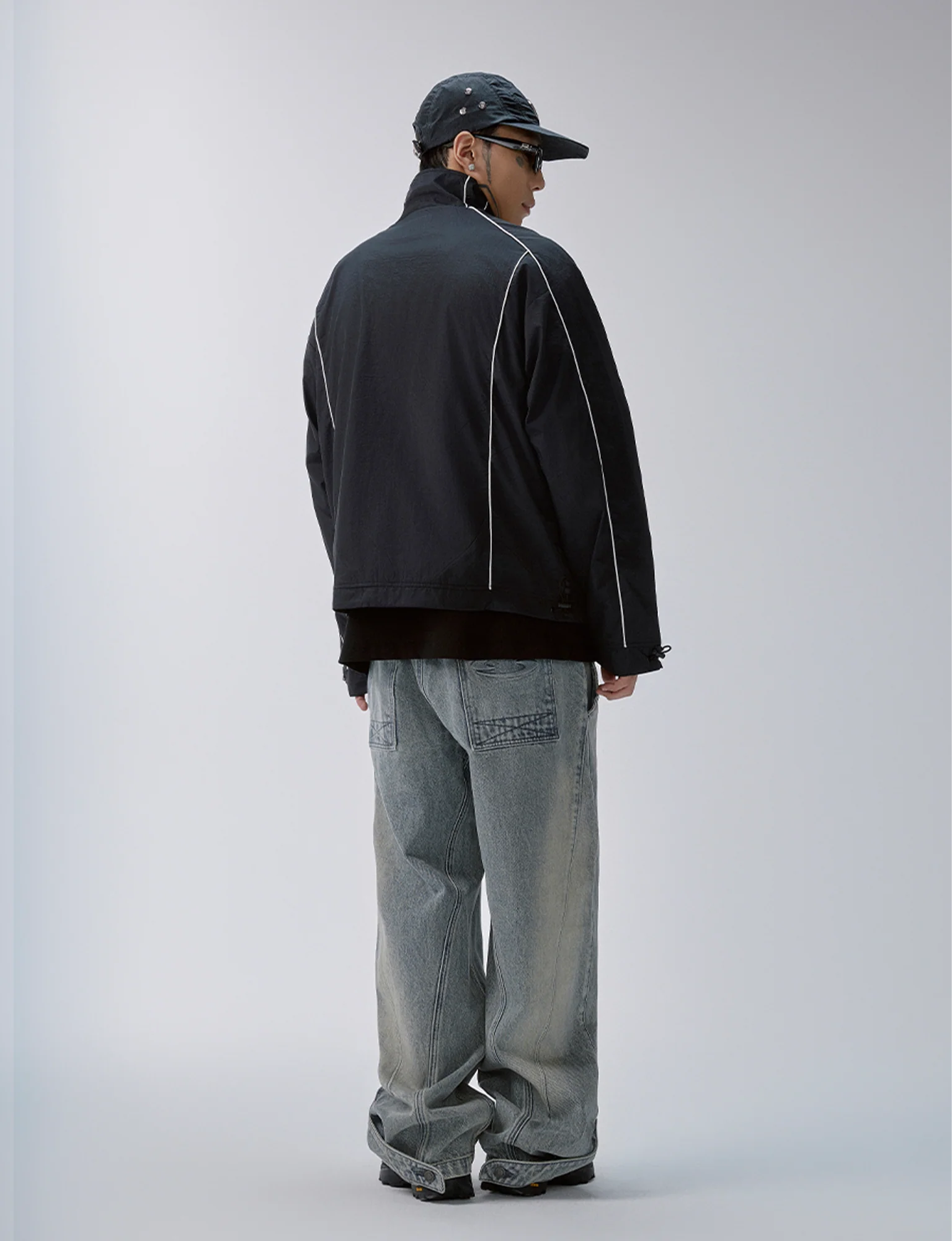 F2CE Contrast Piped Track Jacket