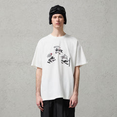 ORGANIC EMOTION Birdman Doodle Graphic T-Shirt