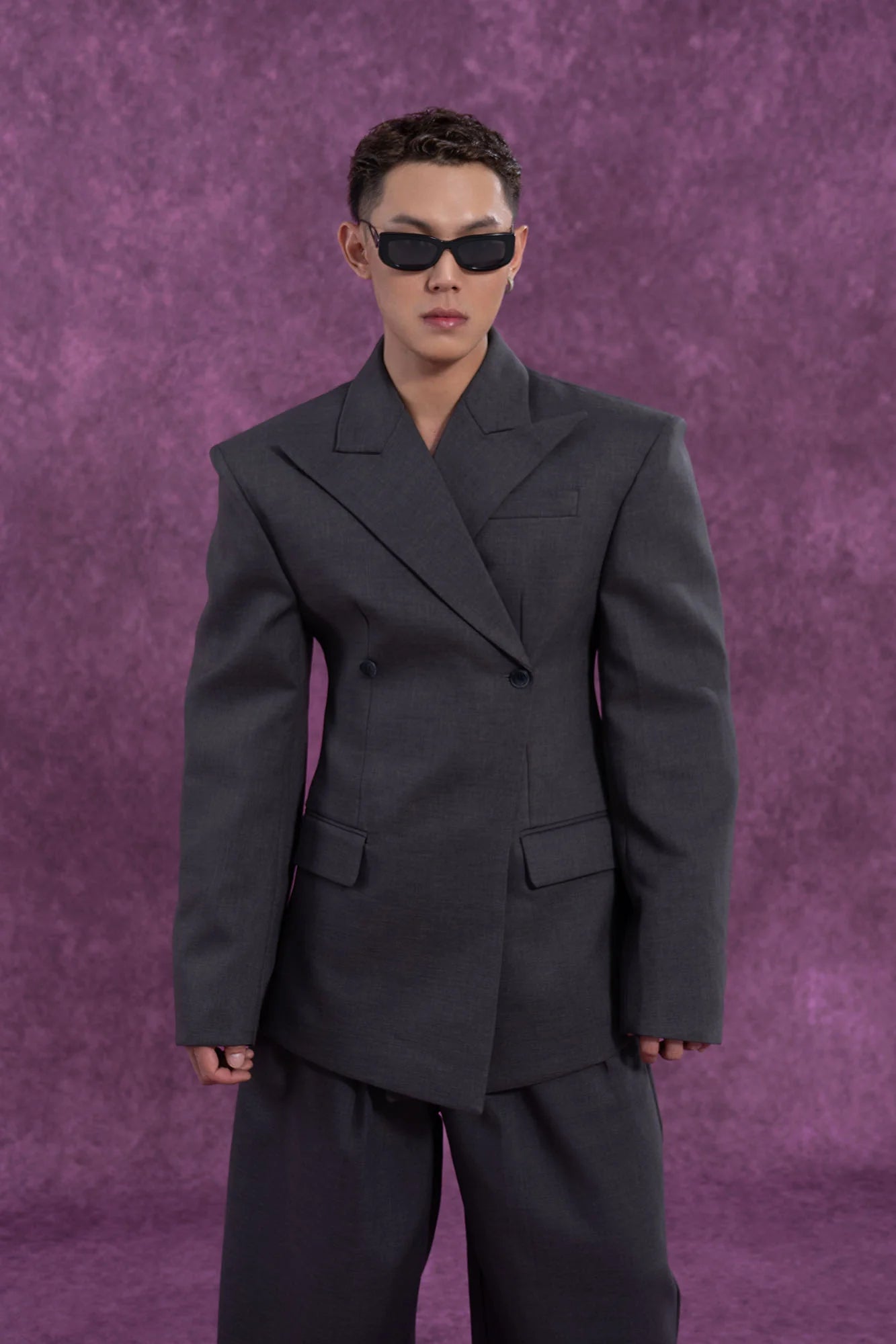 CLP Cinched Waist Sculpted Blazer