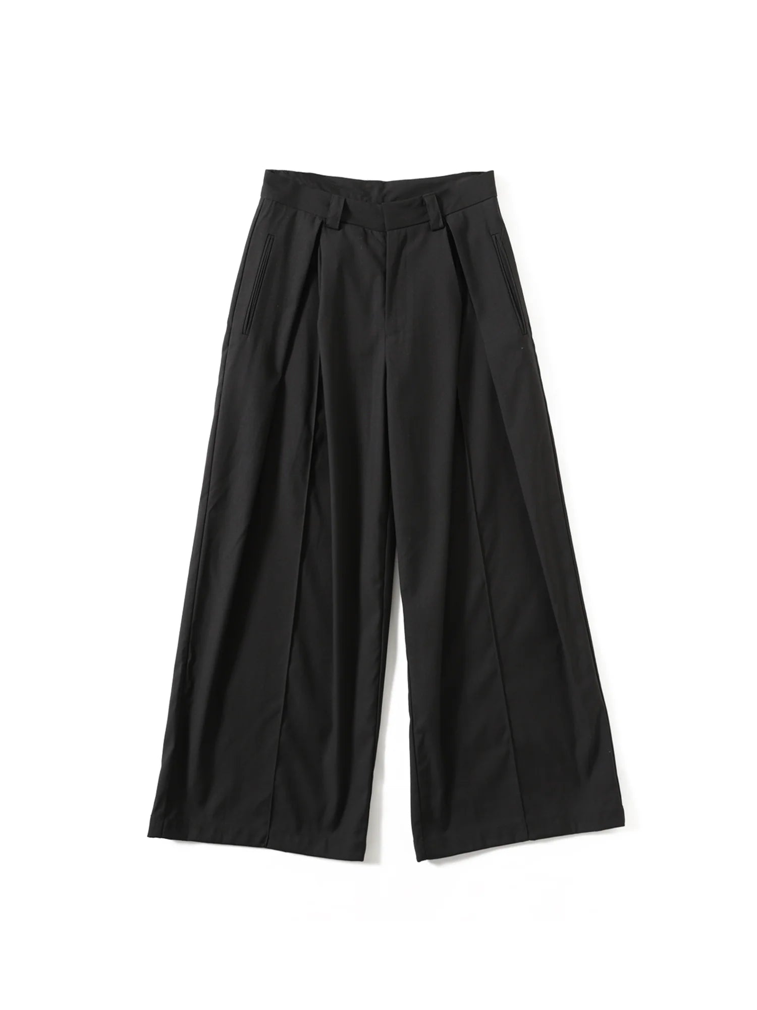 ERROR CODE ROBOT Essential Pleated Wide-Leg Trousers