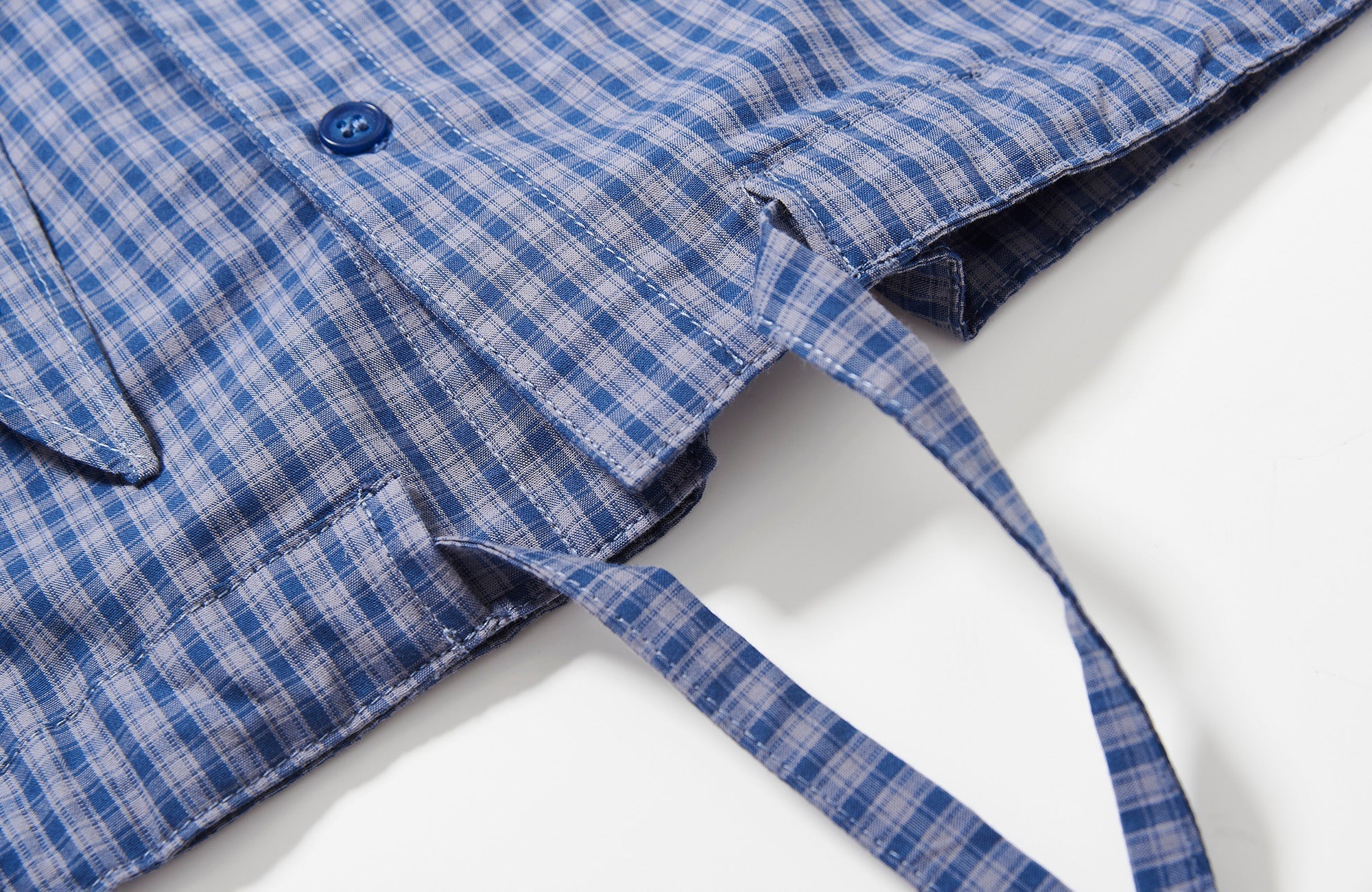 7440 37 1 Plaid Neck Tie Shirt
