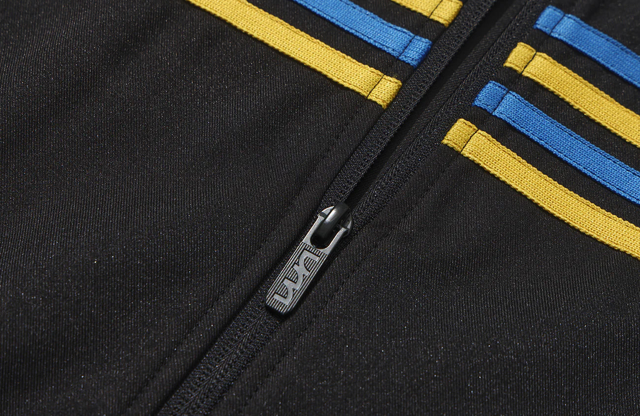 UMAMIISM Retro Striped Track Jacket