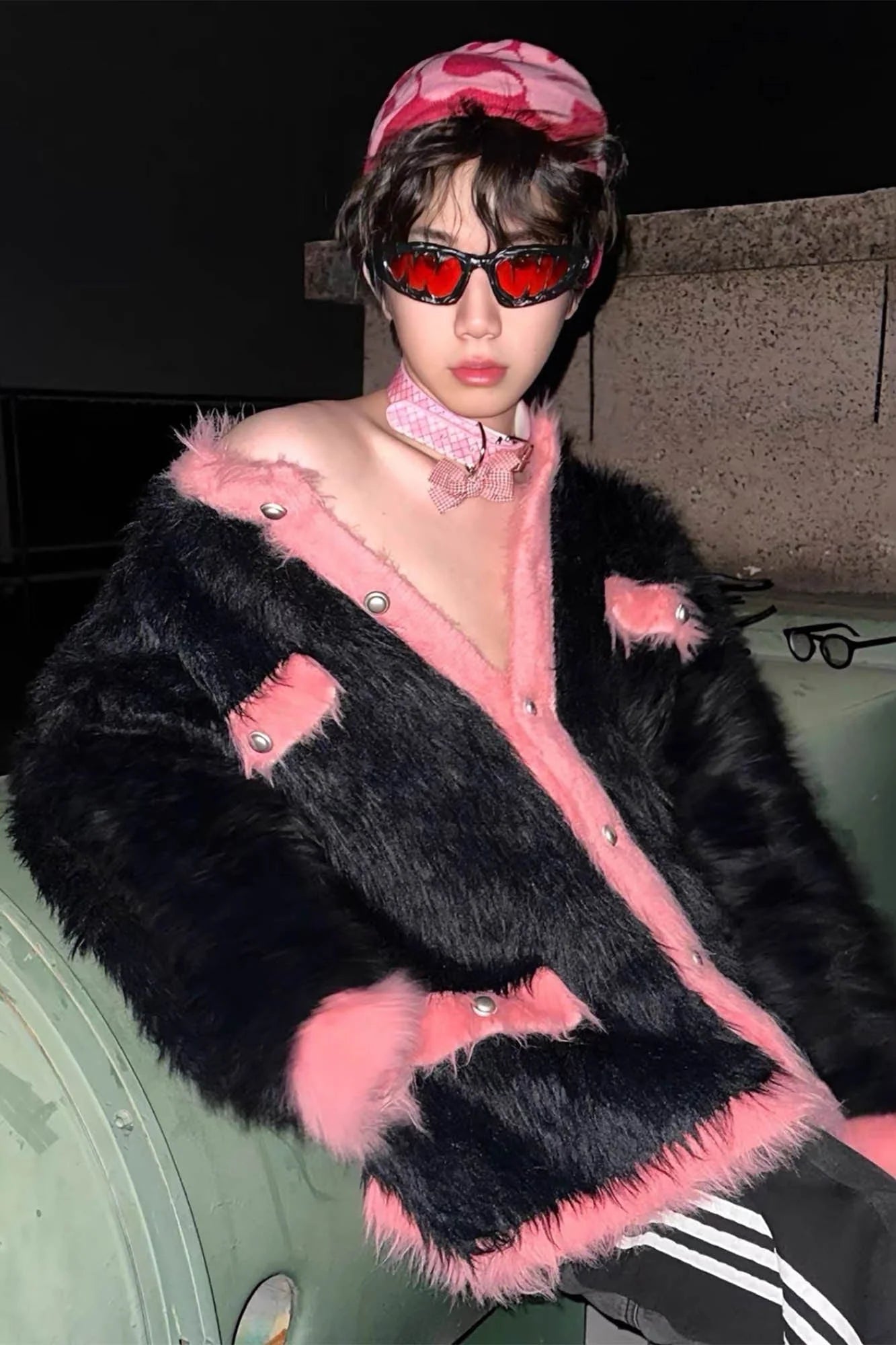 Pi0neeR Venom Melt Dripped Resin Sunglasses