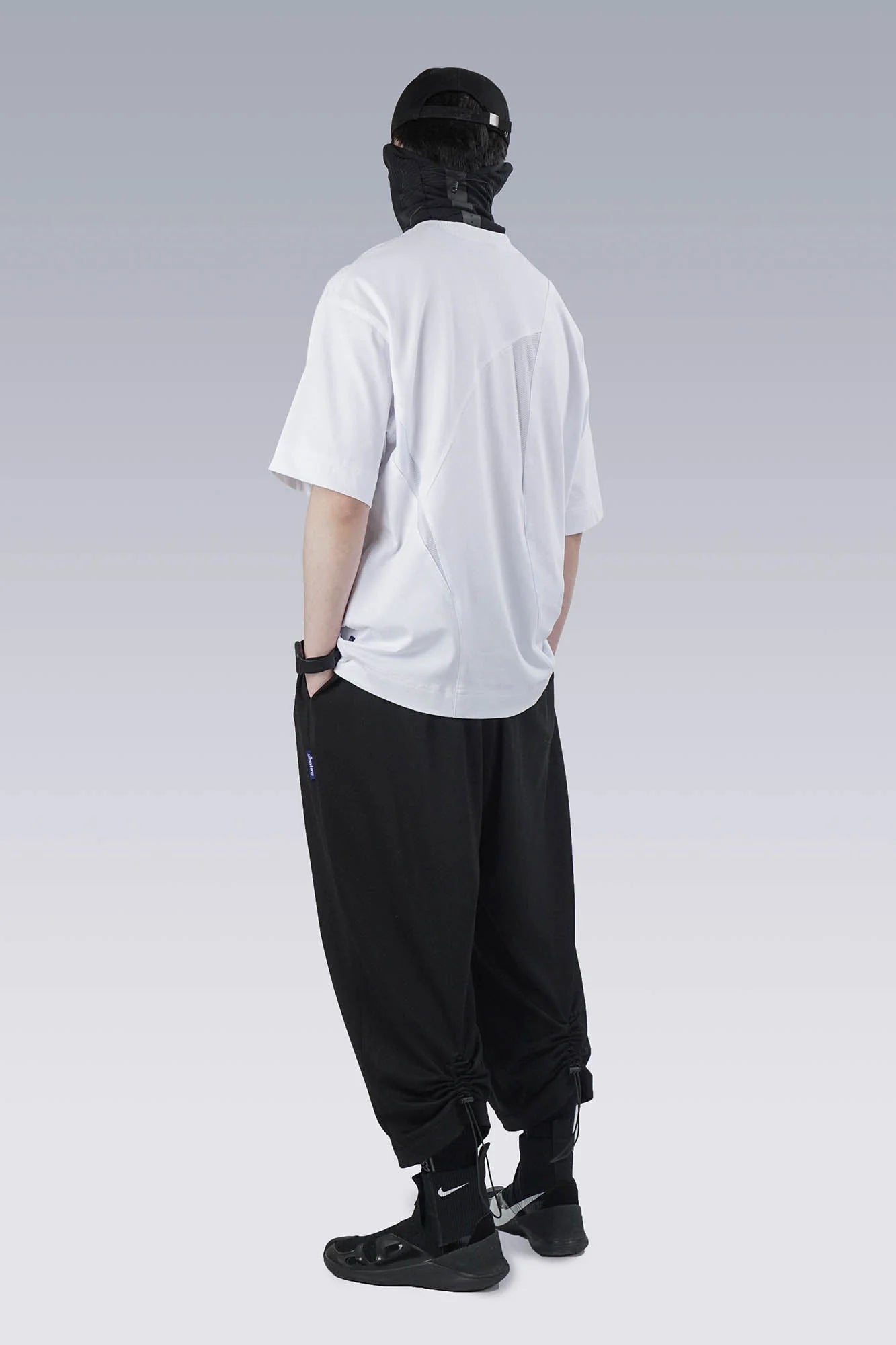 SILENSTORM Asymmetrical Mesh Deconstructed T-Shirt
