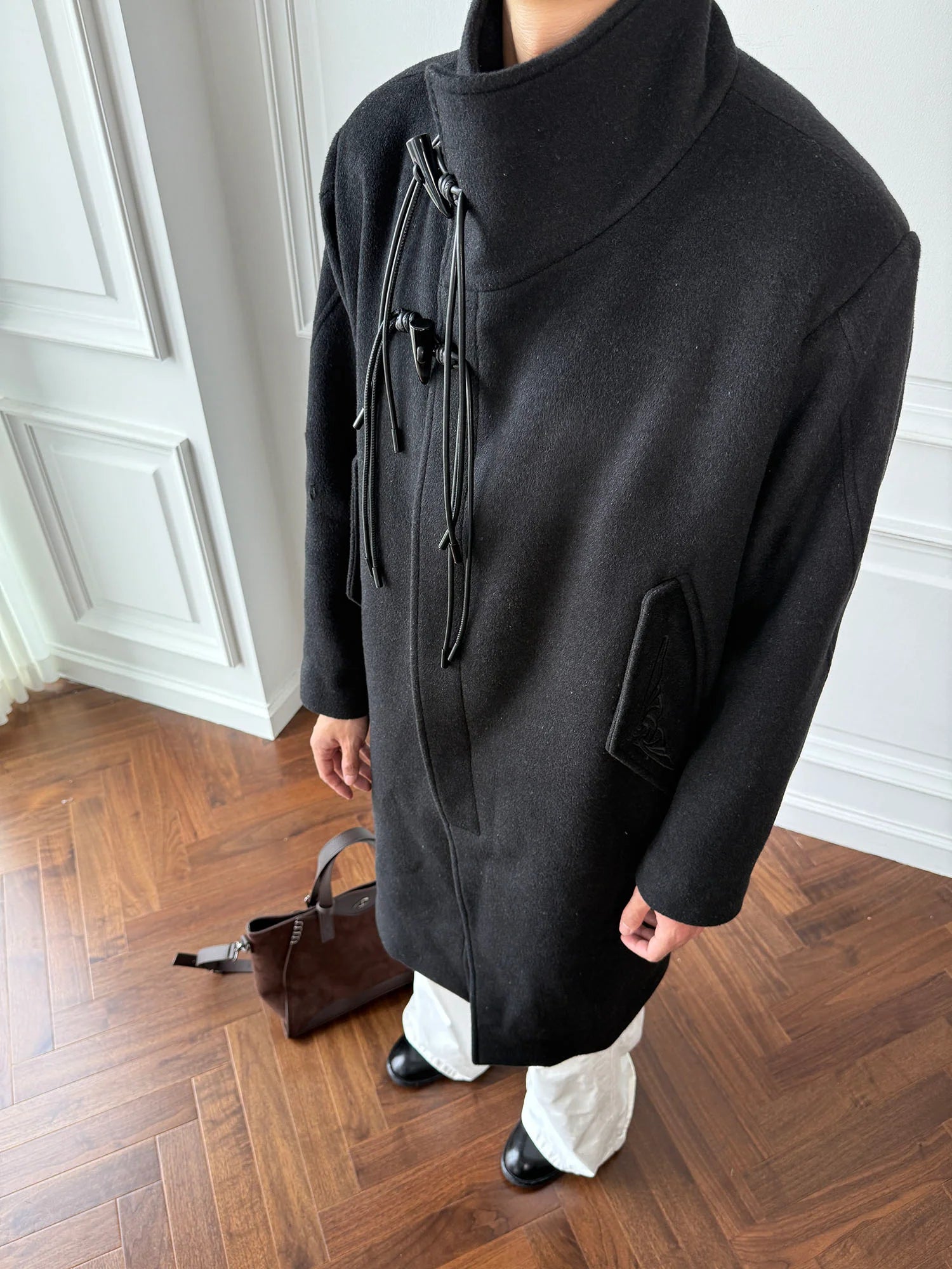 CATSSTAC Classic Toggle Button Wool Overcoat