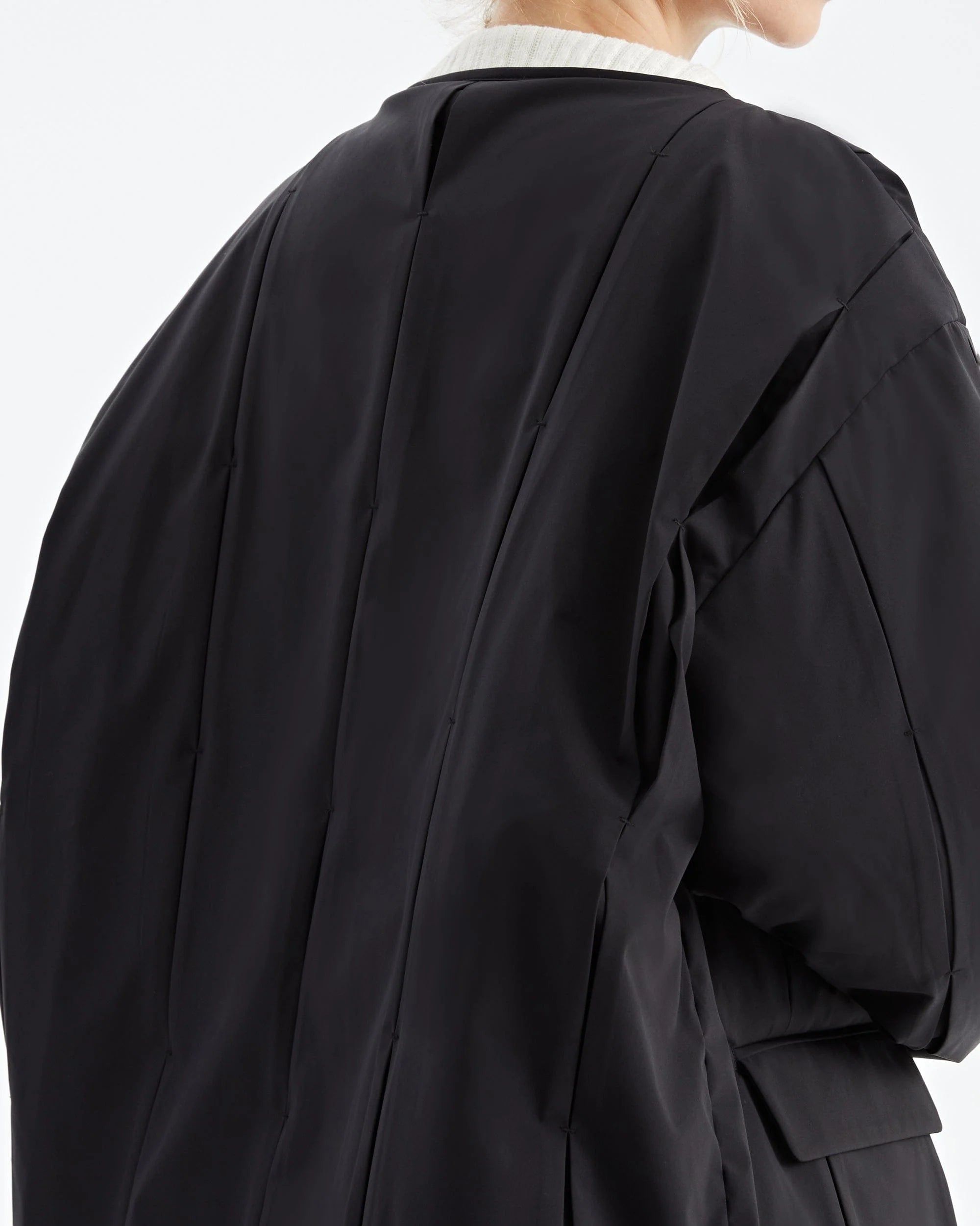ORGANIC EMOTION Spliced Waterproof Duck Down Scarf Jacket