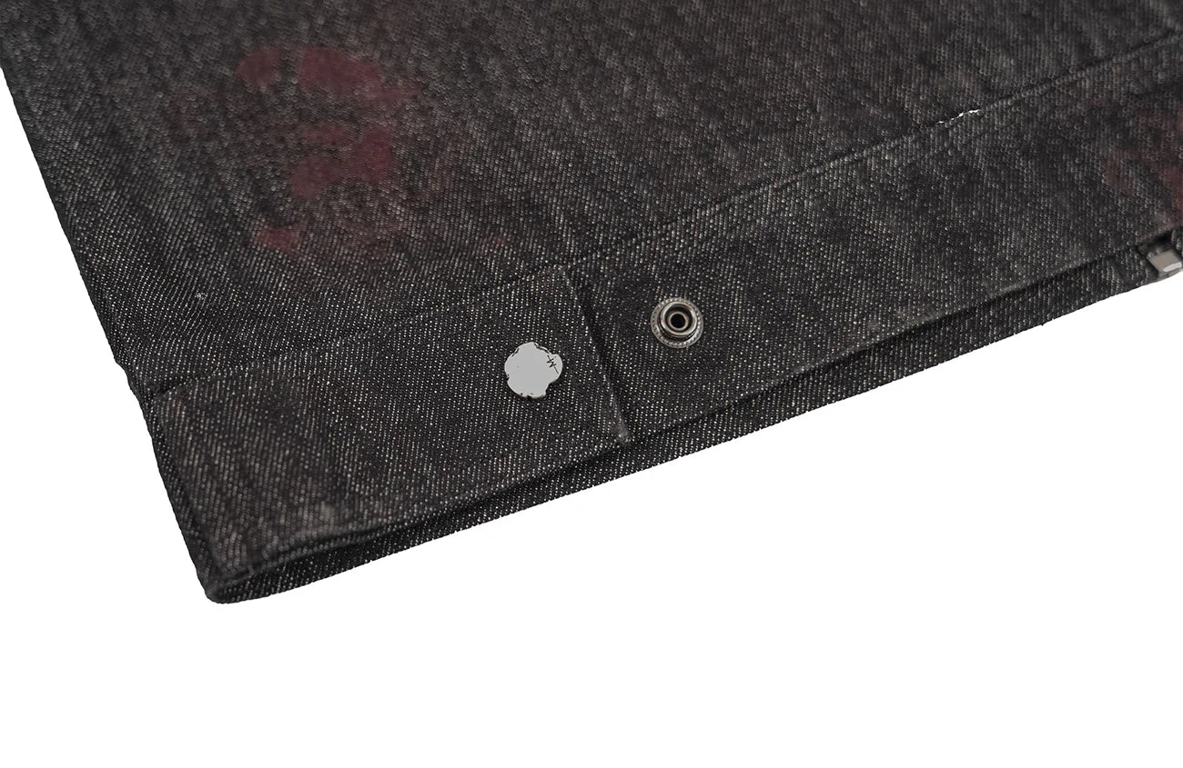 UNDERWATER Bloodstained Raw Denim Jacket