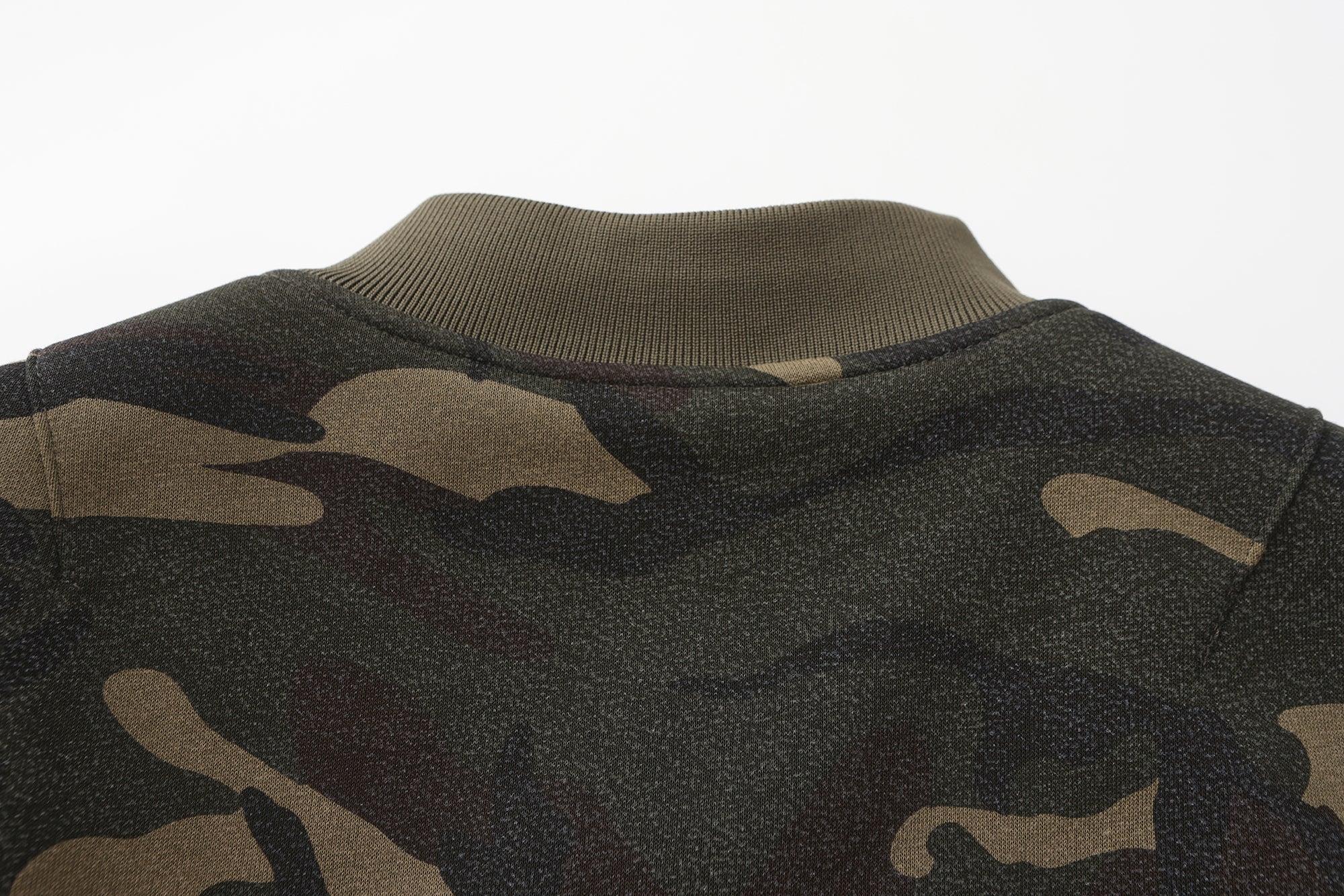 LUUUCAM Classic Camo Bomber Jacket