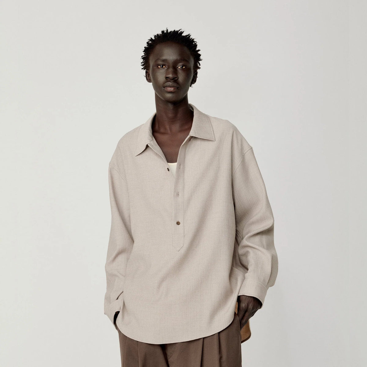 OPICLOTH Essential Crinkled Pullover