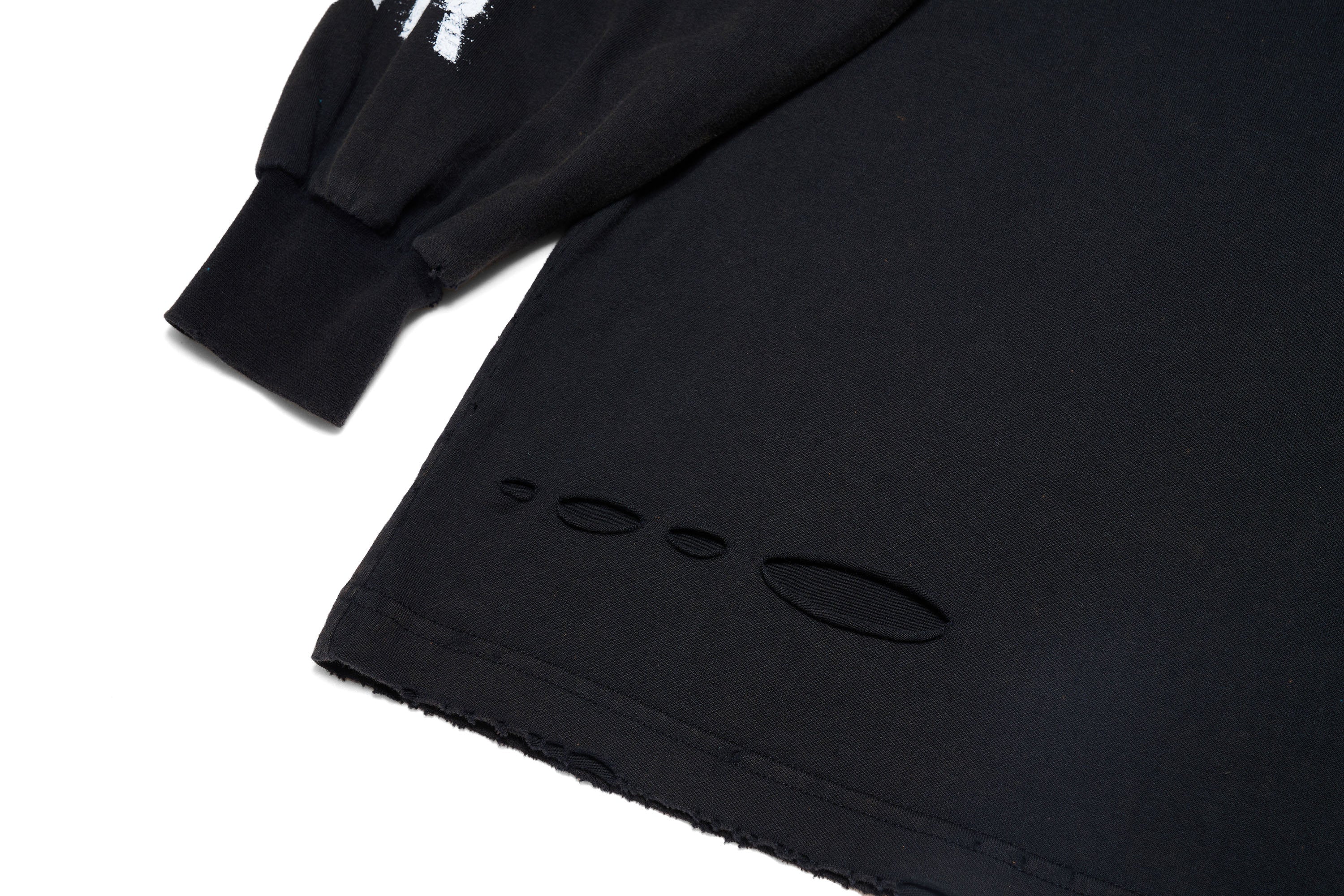 ULIPERY Distressed USB Flash Drive Graphic Long Sleeve Tee