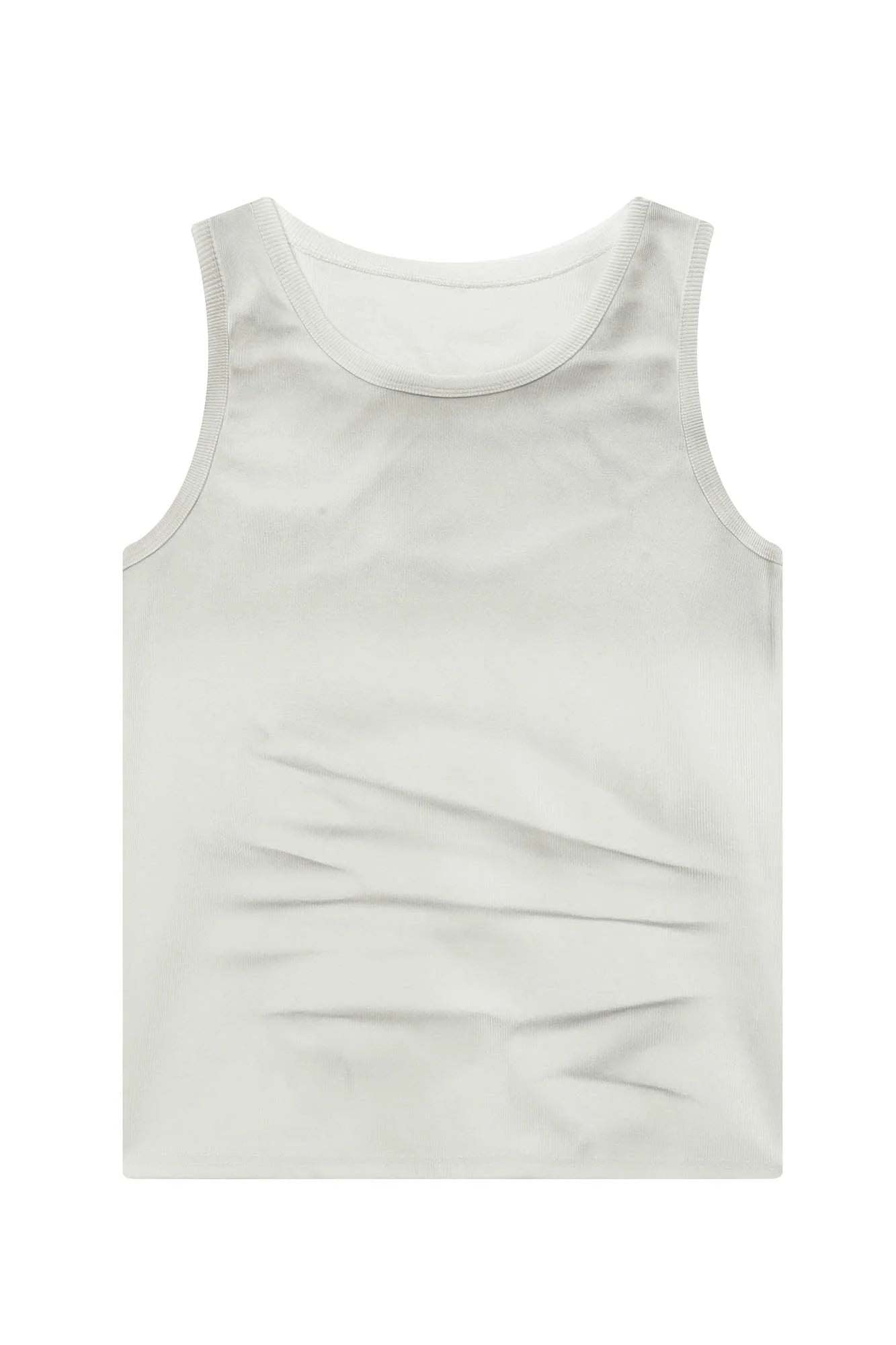CLP Distressed Ribbed Tank Top