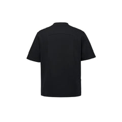 CATSSTAC Structured Paneled Pocket T-Shirt