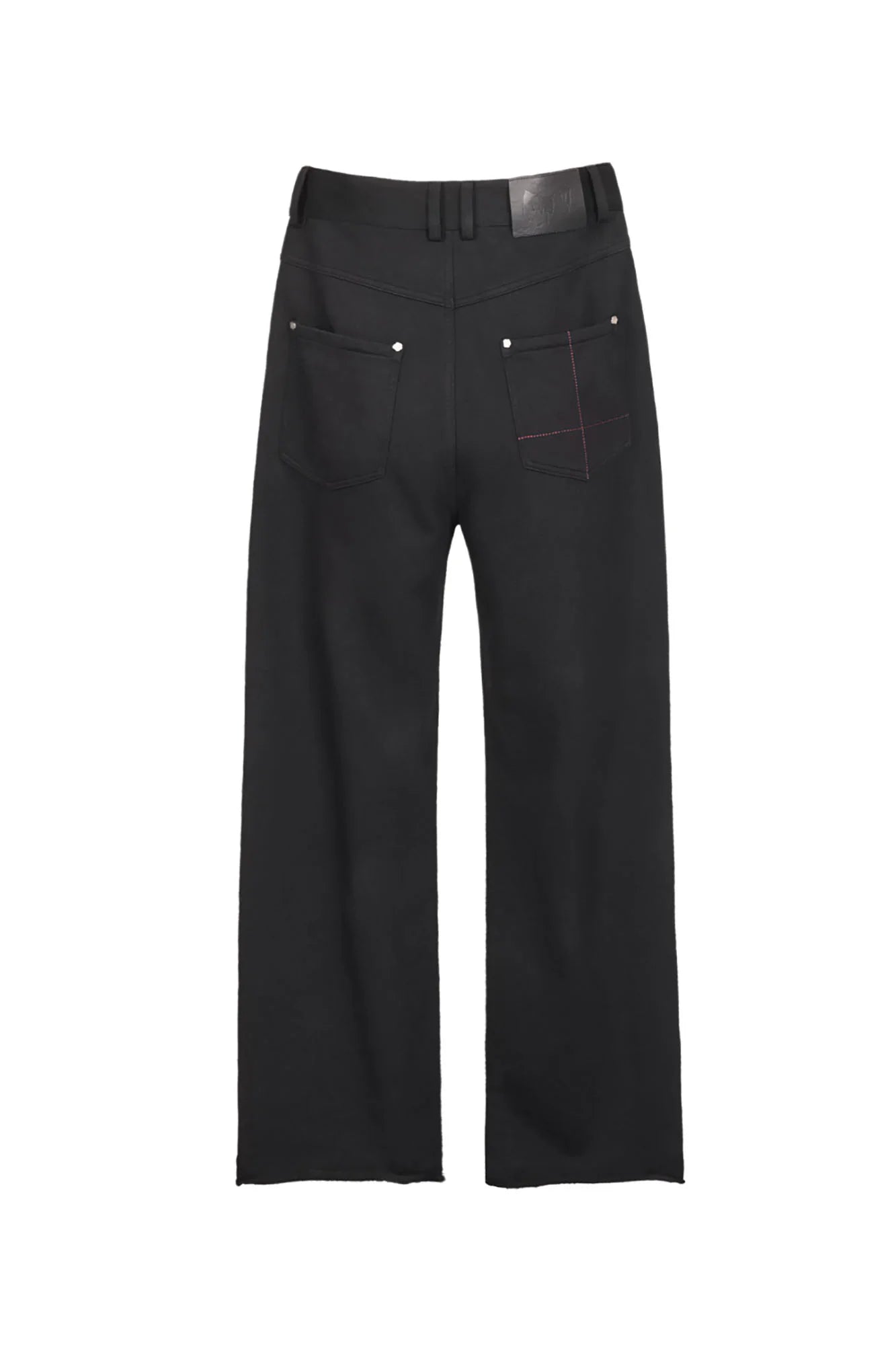 UNDERWATER Devil Embroidery Straight-Leg Pants