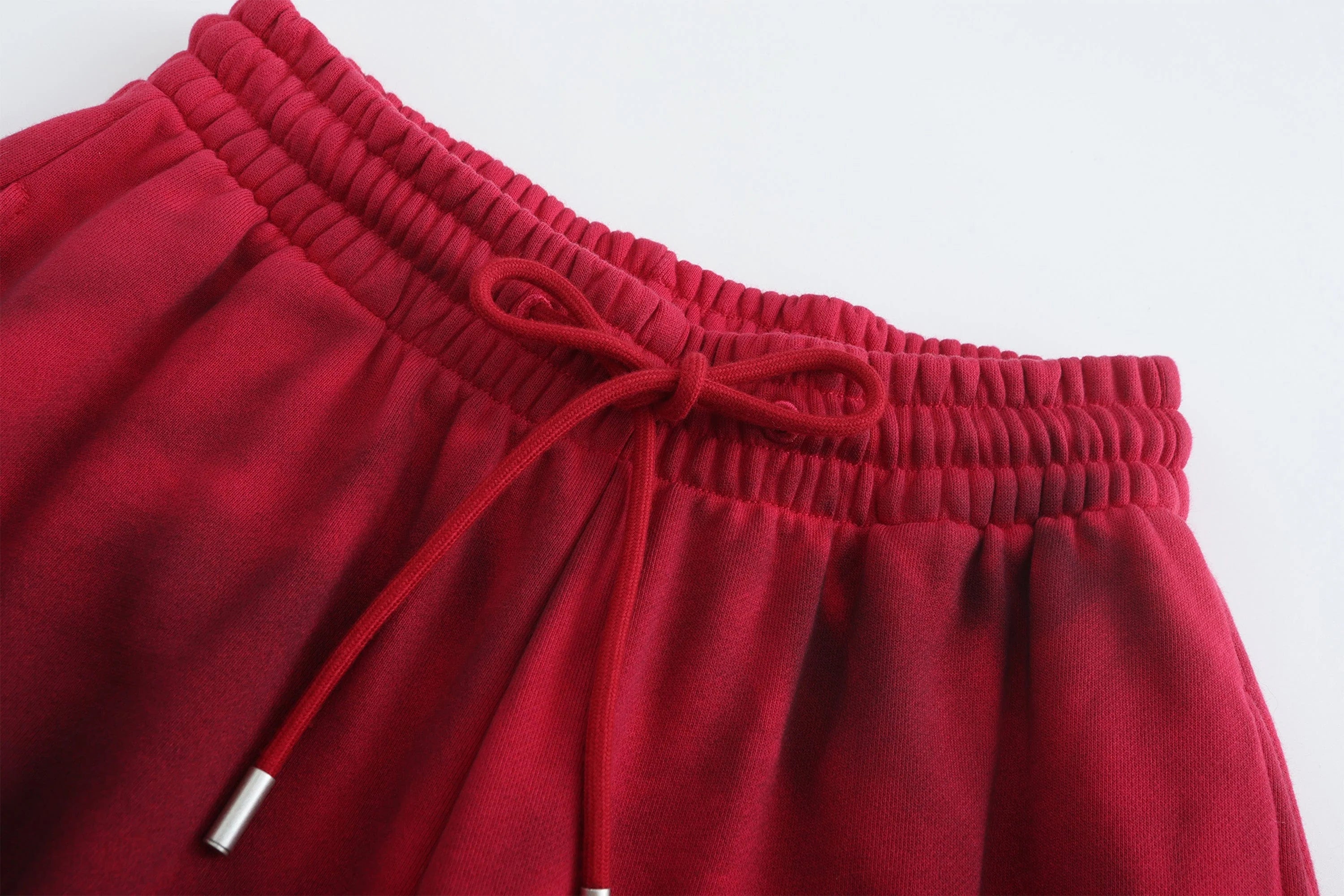 VANN VALRENCE Ombre Stripe Multi-Pocket Drawstring Sweatpants