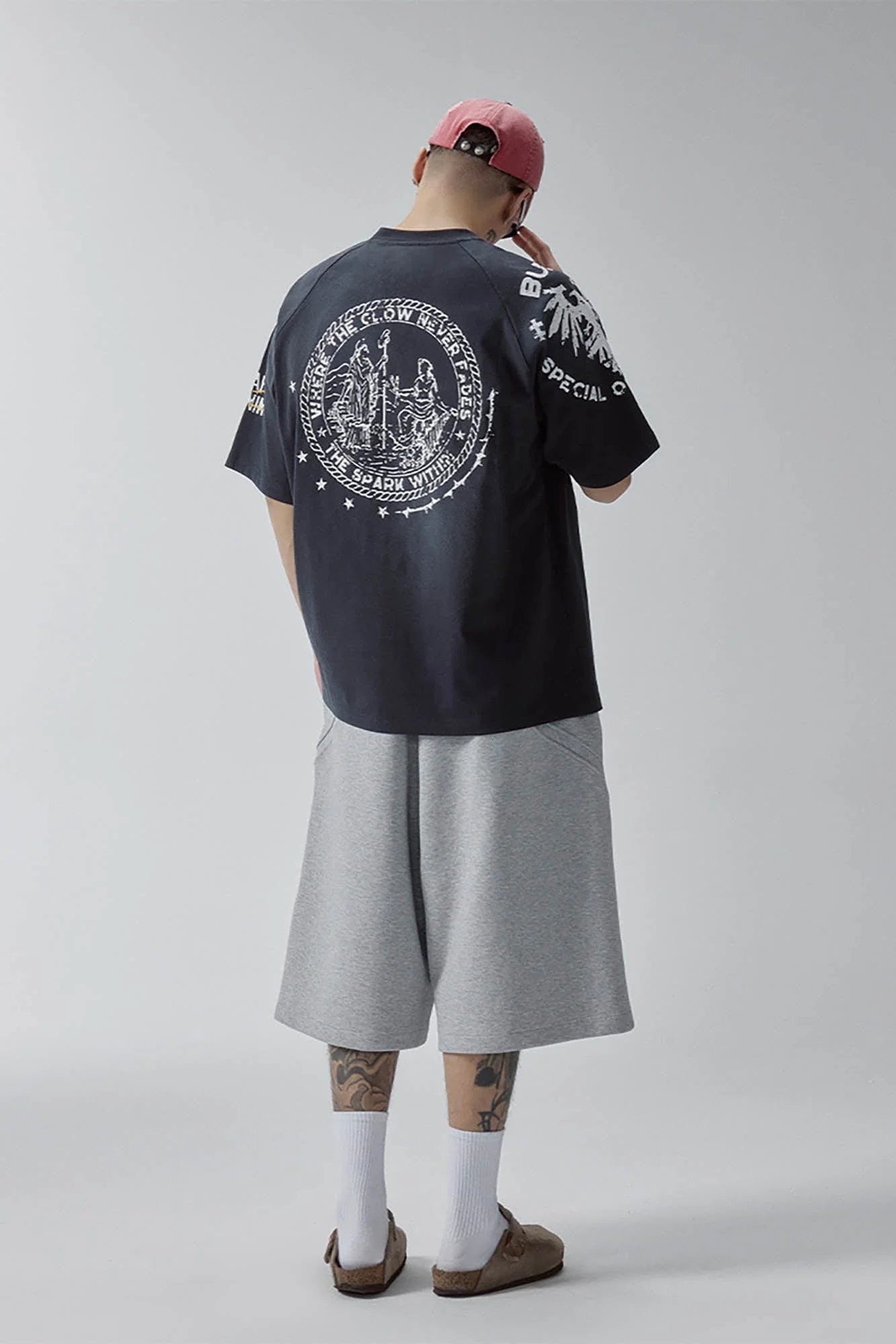 F2CE Curved Spliced Drawstring Shorts