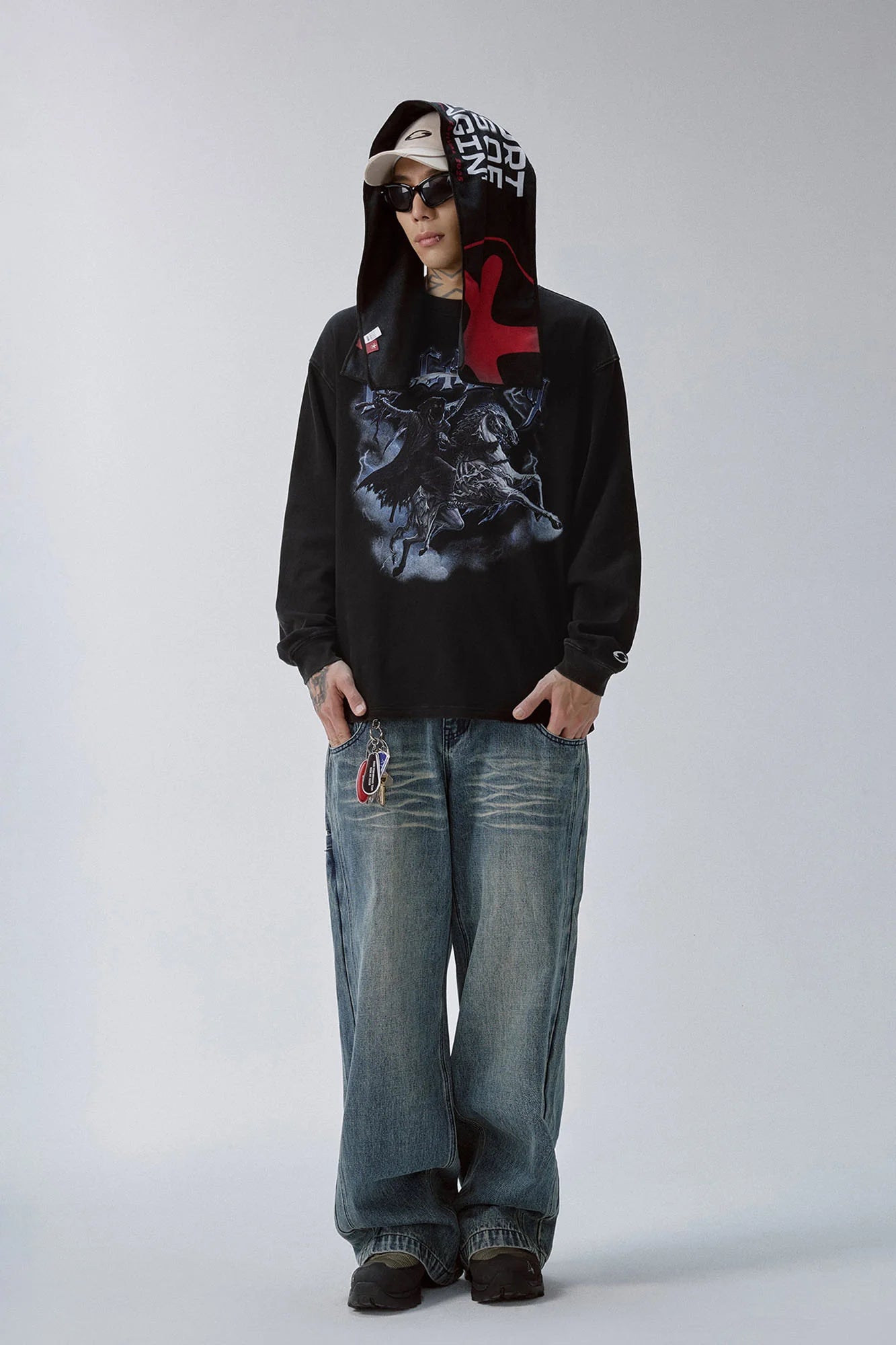 F2CE Gothic Knight Graphic Long-Sleeve Tee