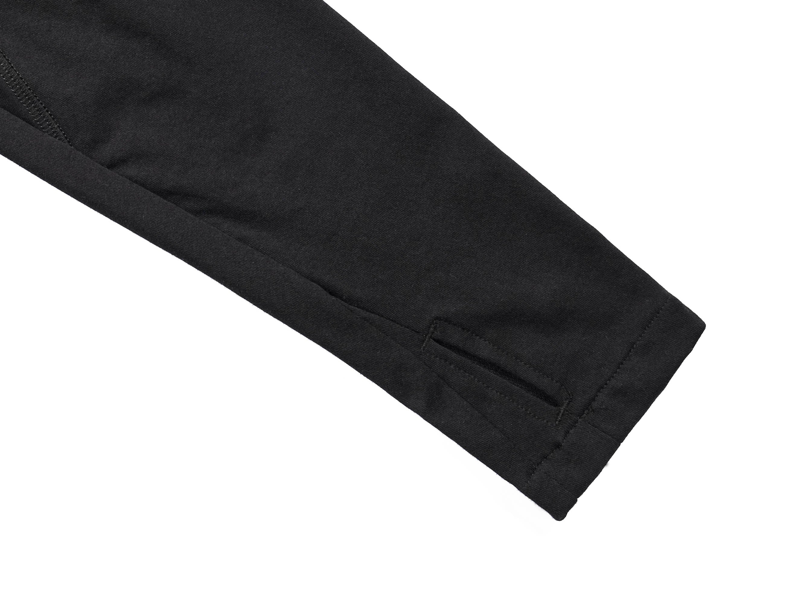 UNDERWATER Cross Embroidered High Neck Long-Sleeve Tee