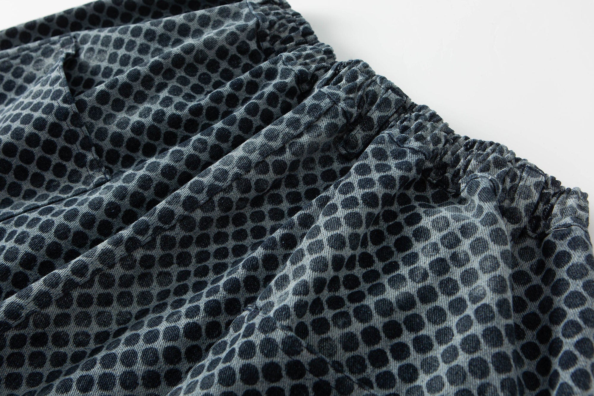 ME DA IGUAL Washed Dot Full-Print Harem Pants