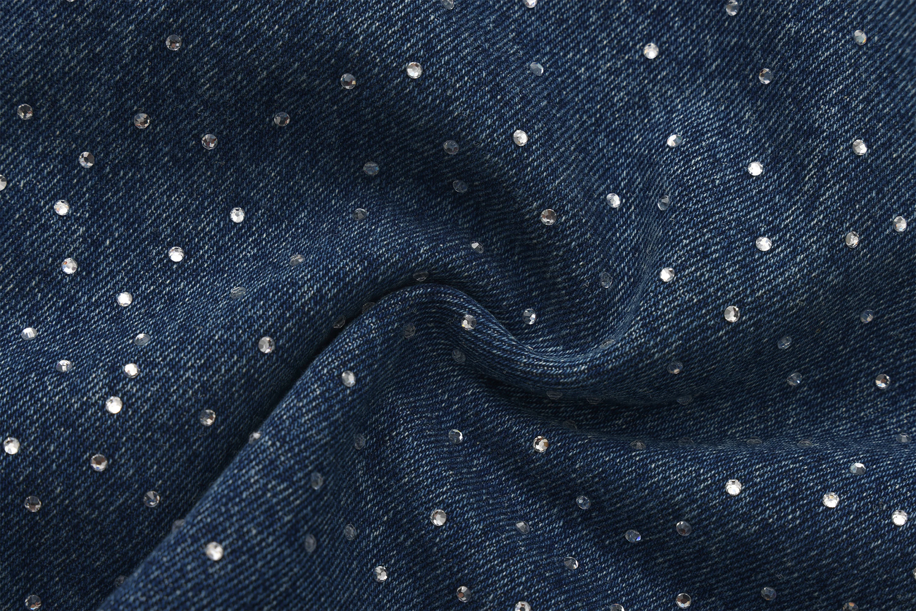 VANN VALRENCE Washed Diamond Denim Shirt Jacket
