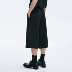 CATSSTAC Essential Spliced Wool-Blend Capri Pants