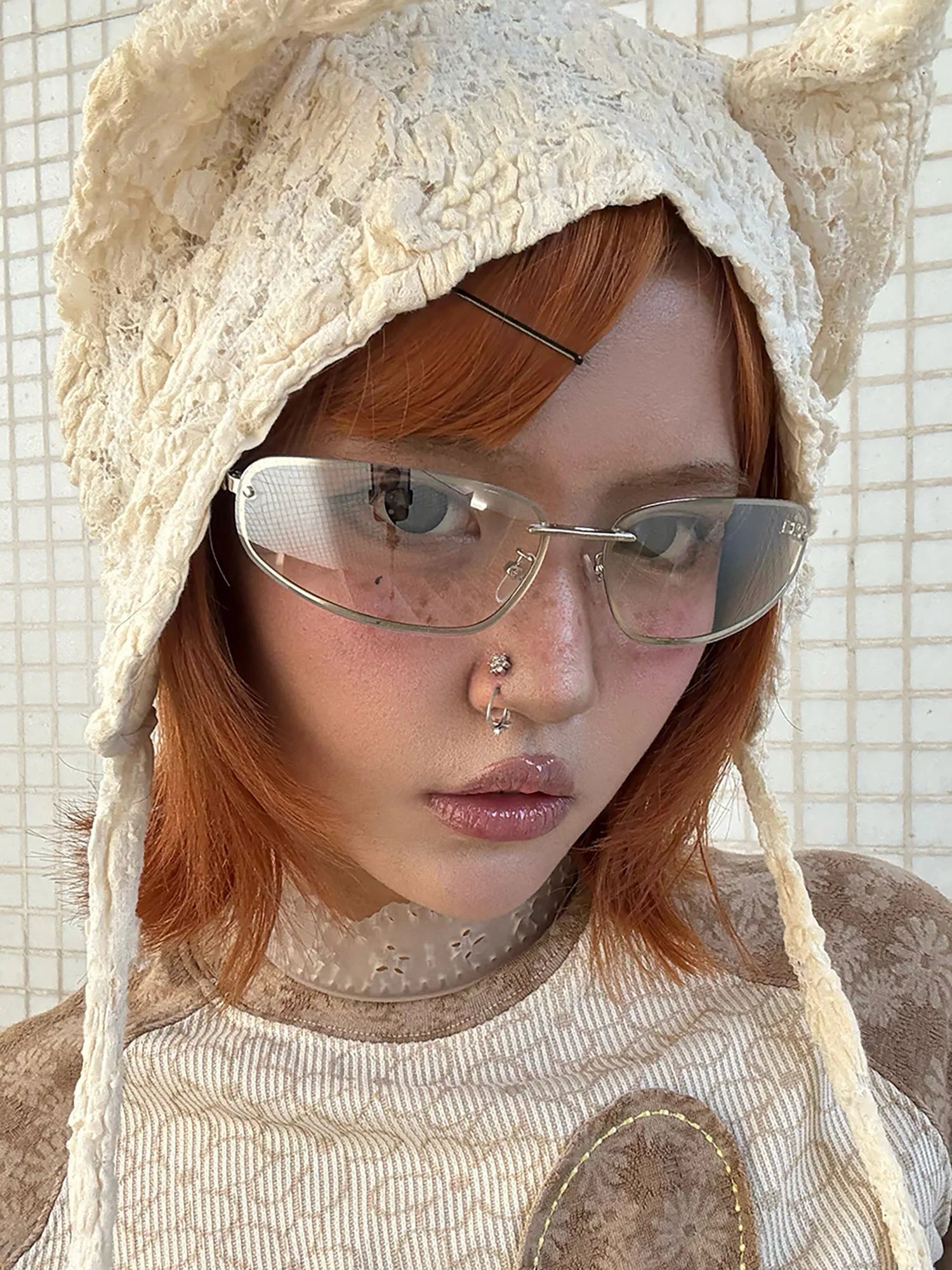 DAMAGE ASIA Metal Streamline Lens Shades