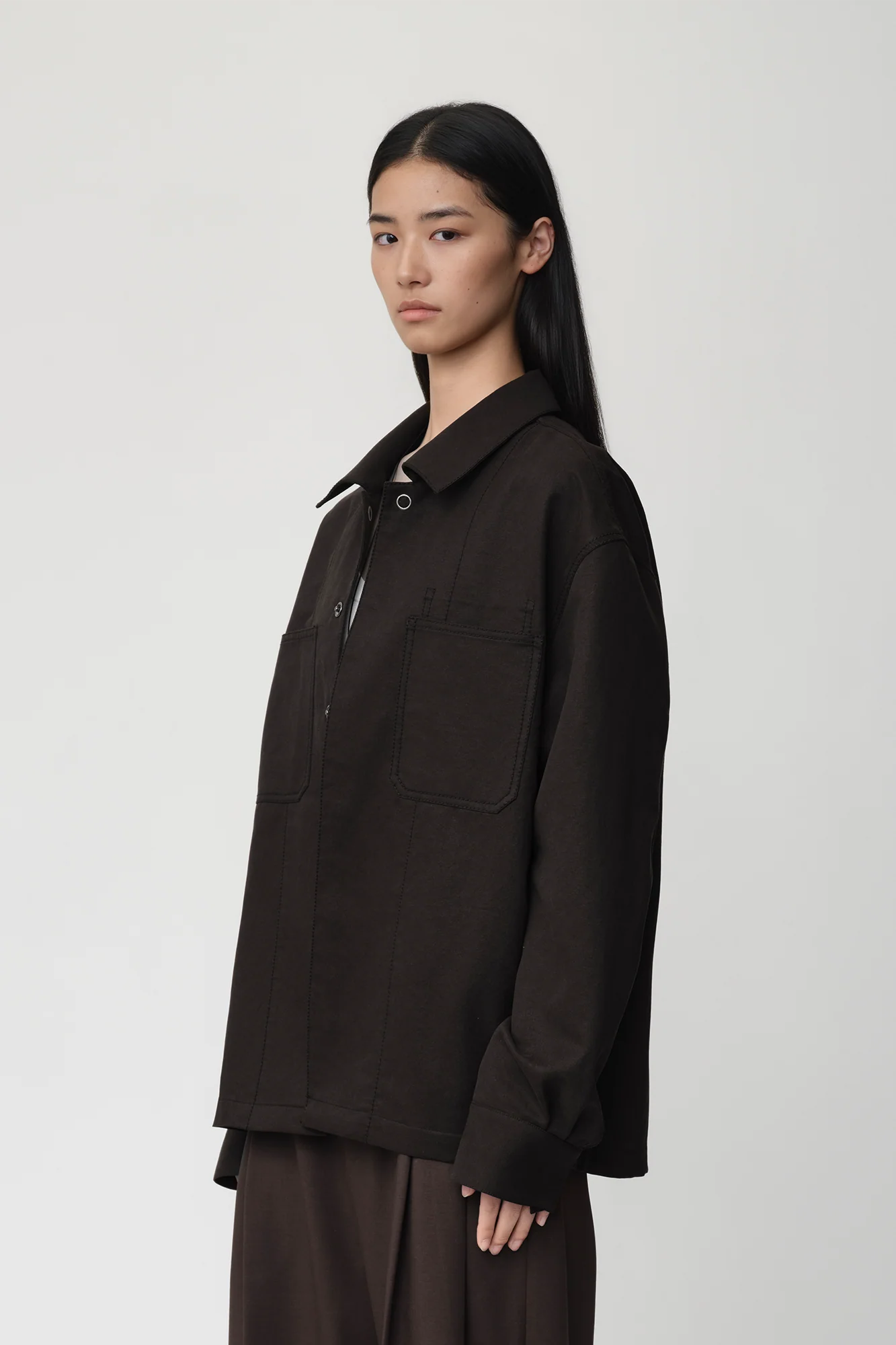 OPICLOTH Cotton-Blend Patch-Pocket Jacket