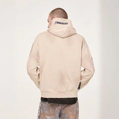 EGOFETCH Distressed Racing Anime Graphic Hoodie