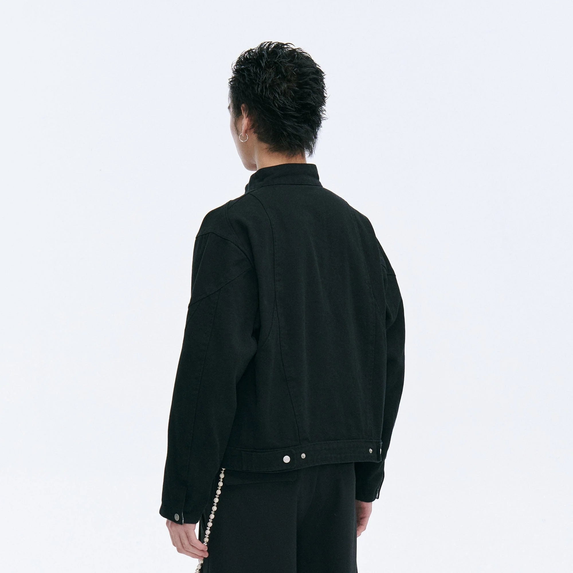 CATSSTAC Check-Lined Harrington Jacket