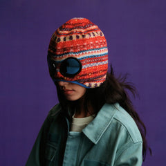 URBAN FOREST Detachable Goggle Earflap Fleece Beanie