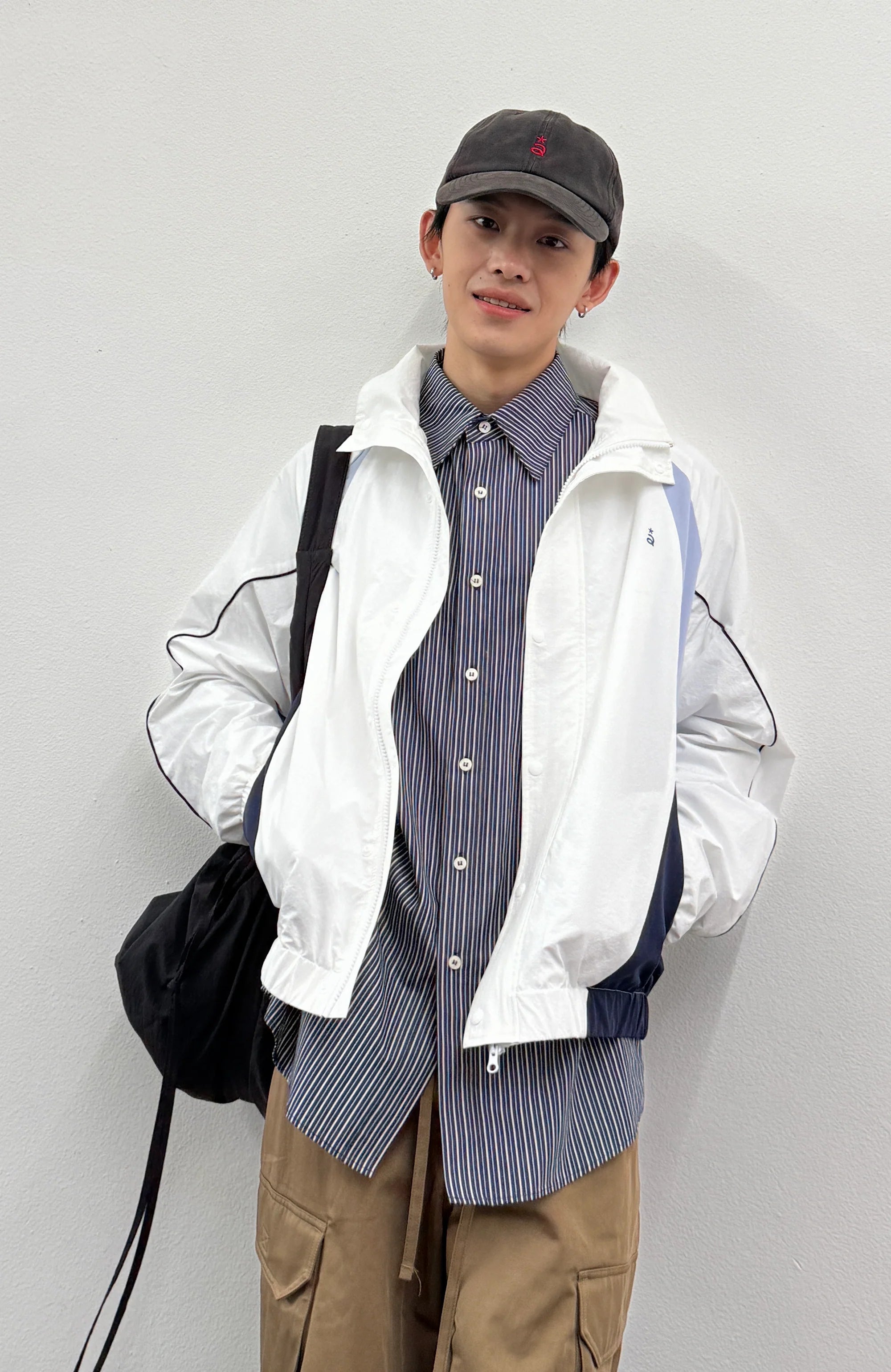 ROARINGWILD A ARCH Embroidered Graphic Raglan Jacket