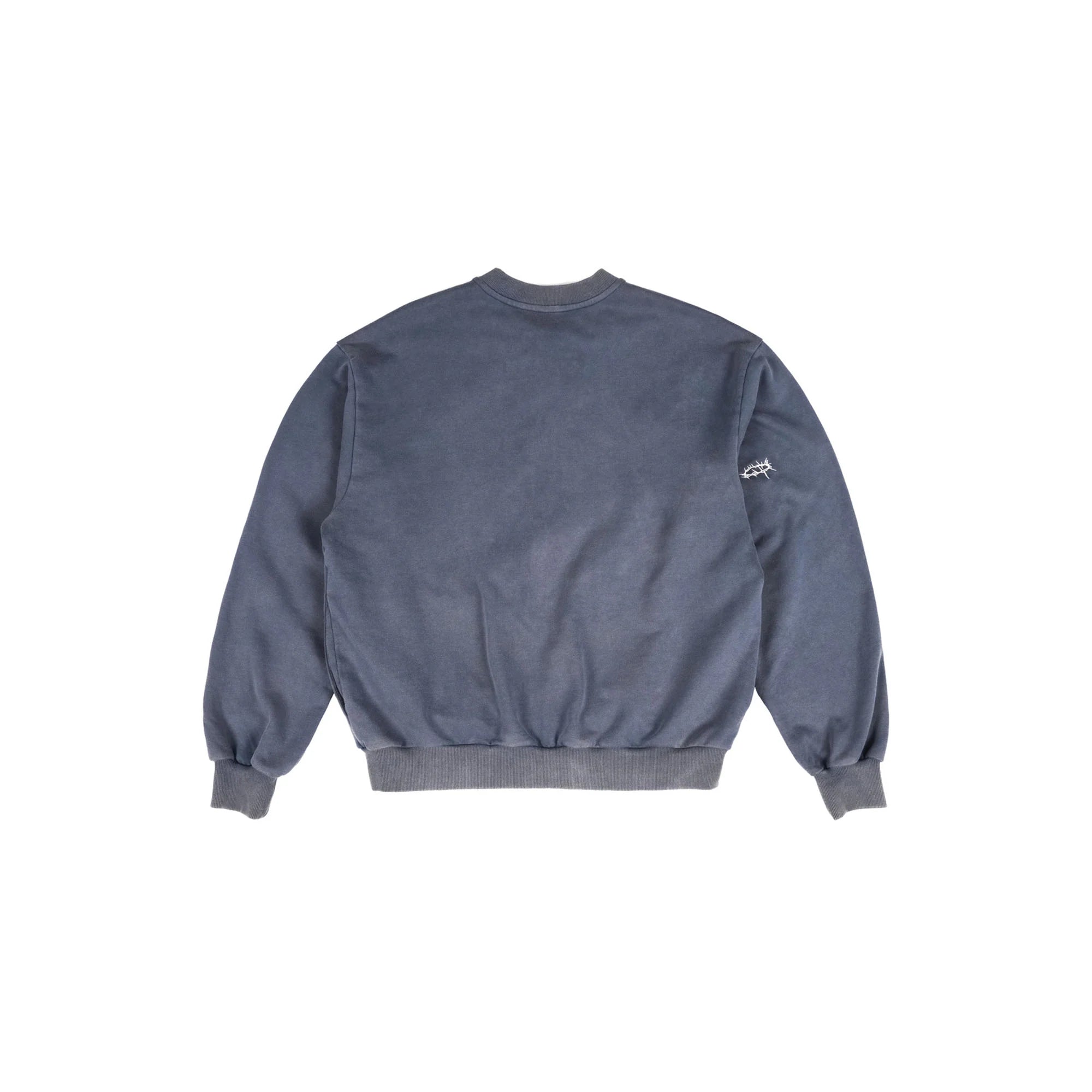 UNDERWATER Retro Washed Graphic Zip-Up Sweatshirt