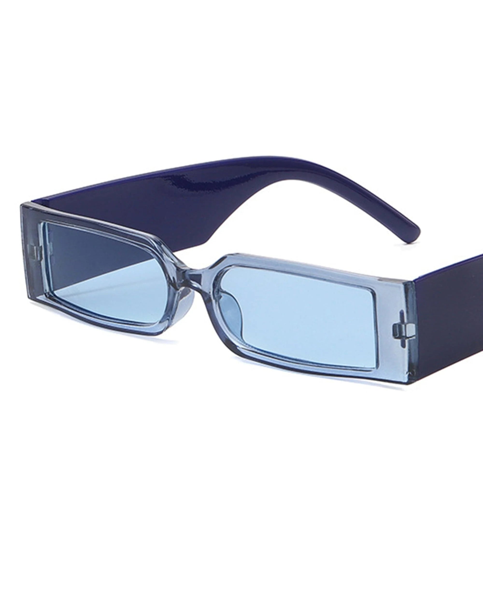DAMAGE ASIA OPTICALS Square Frame Thick Temple Sunglasses