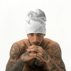 TECNINEGROUP Jacquard Diamond Knit Beanie