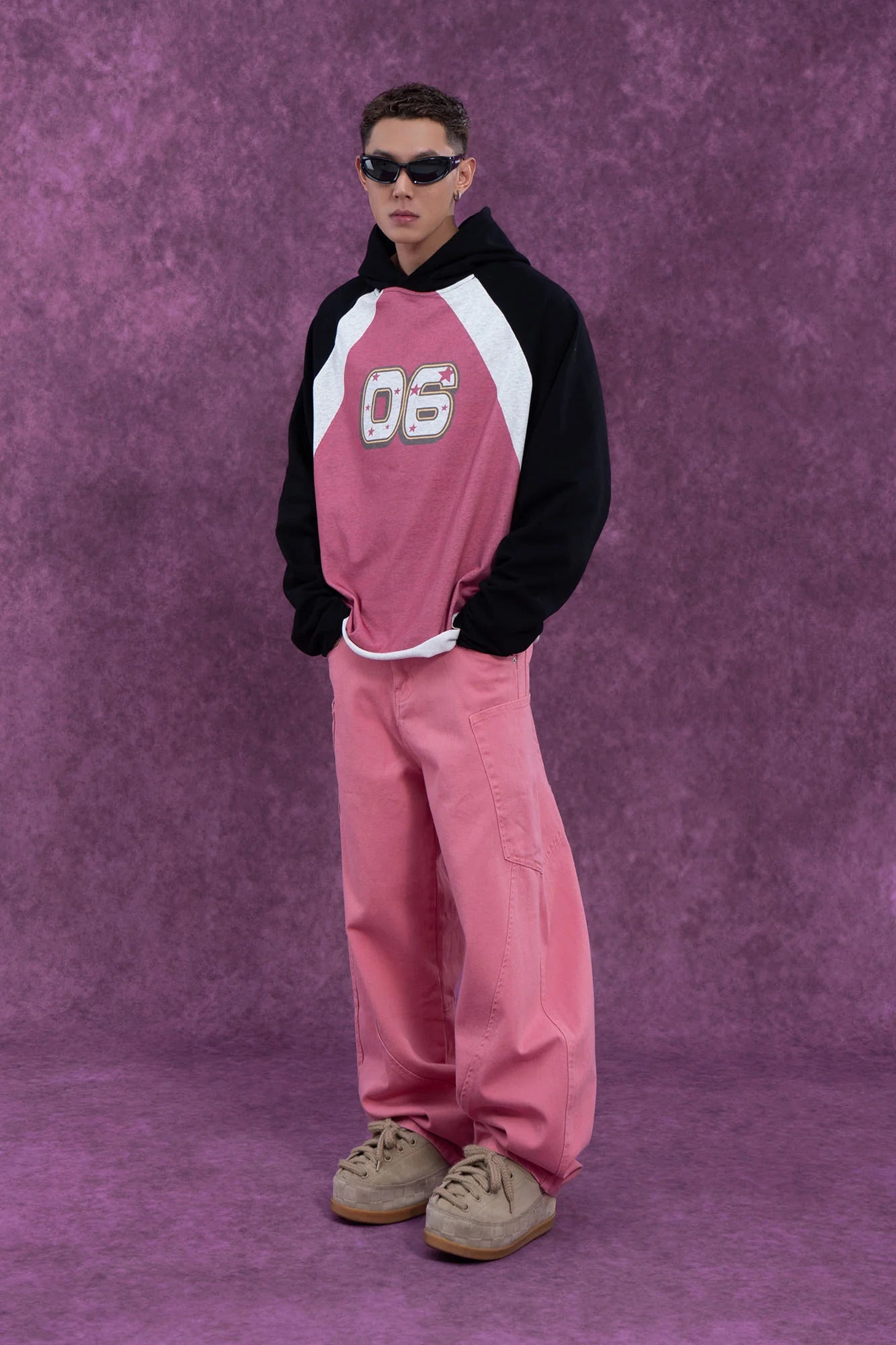 CLP Slant Panel Oversized Cargo Jeans