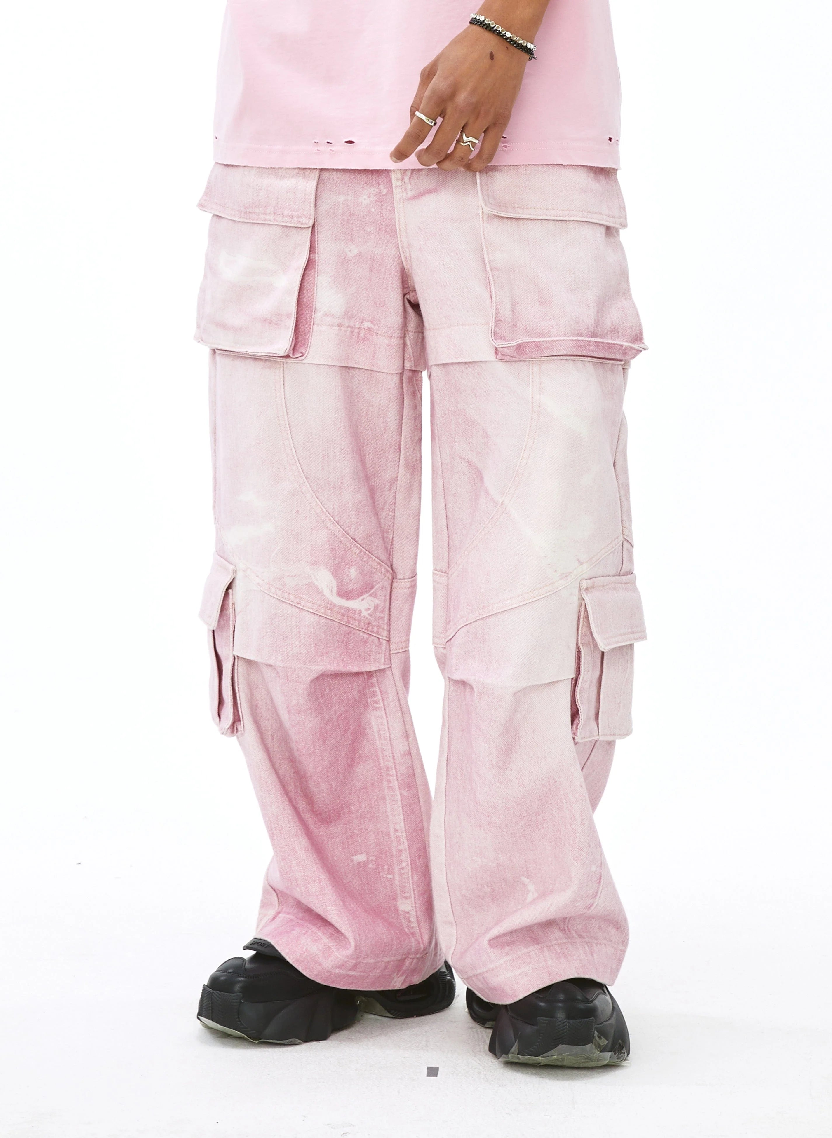 VANN VALRENCE Structural Multi-Pockets Cargo Jeans