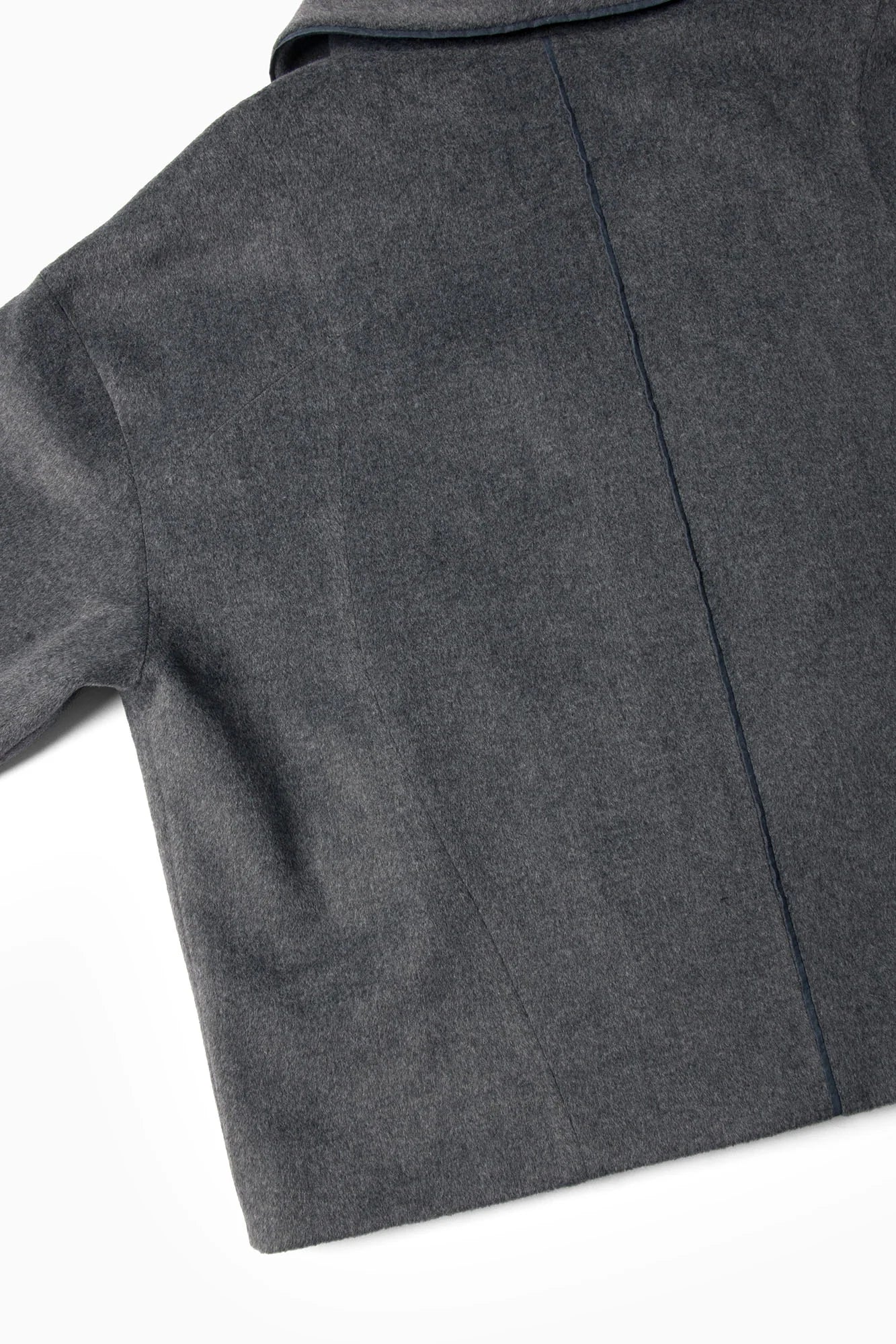 RELABEL Asym Wool-Blend Curved Panel Jacket
