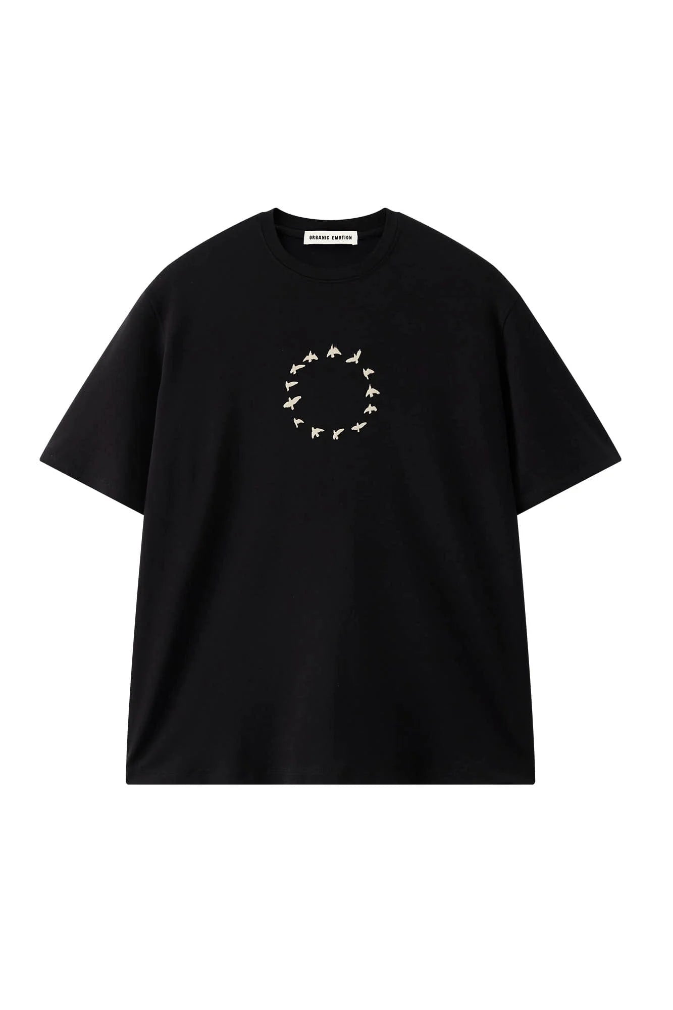 ORGANIC EMOTION Bird-Loop Adjustable Button Back T-Shirt