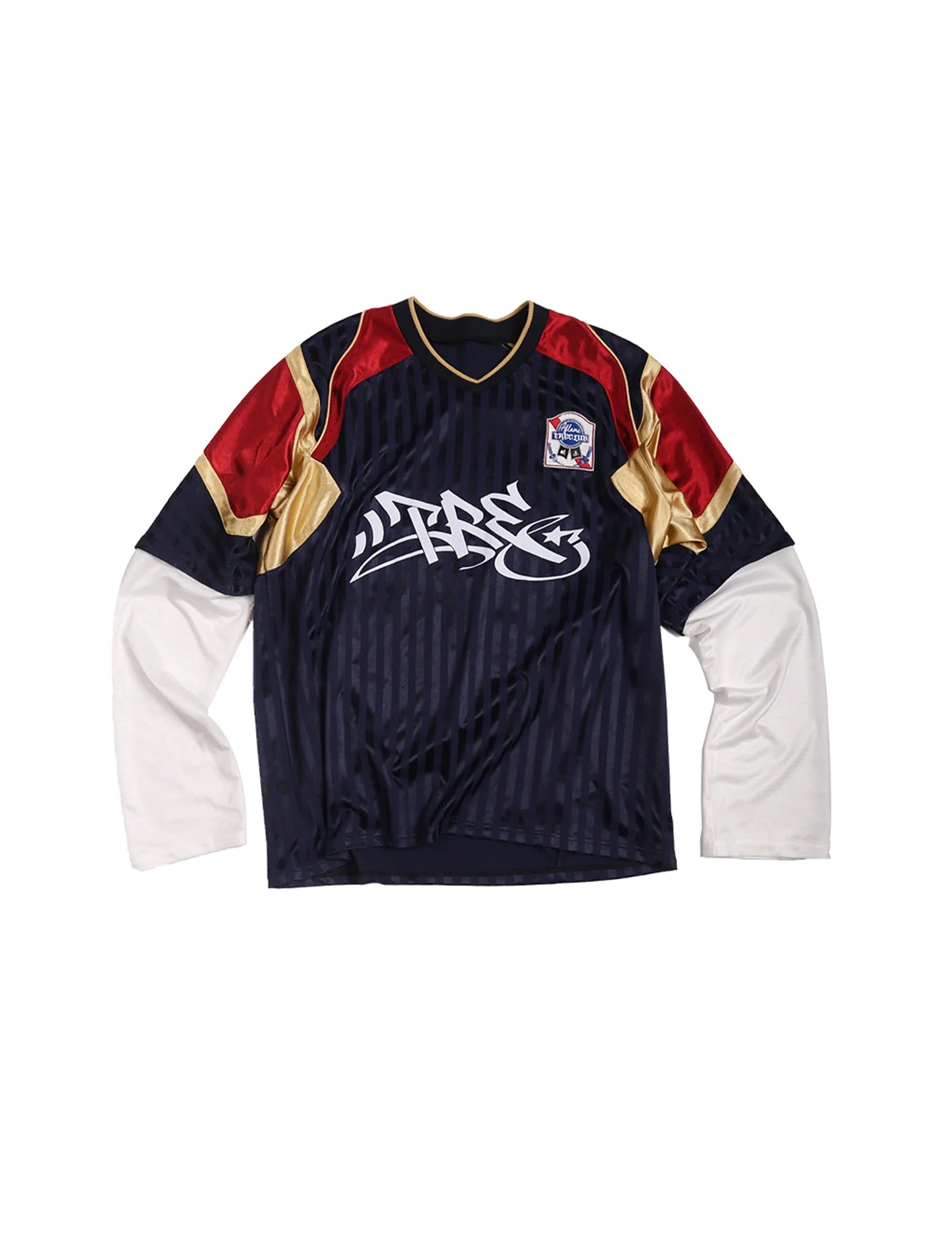 TRECLUB Layered Contrast Panel Hockey Jersey Tee