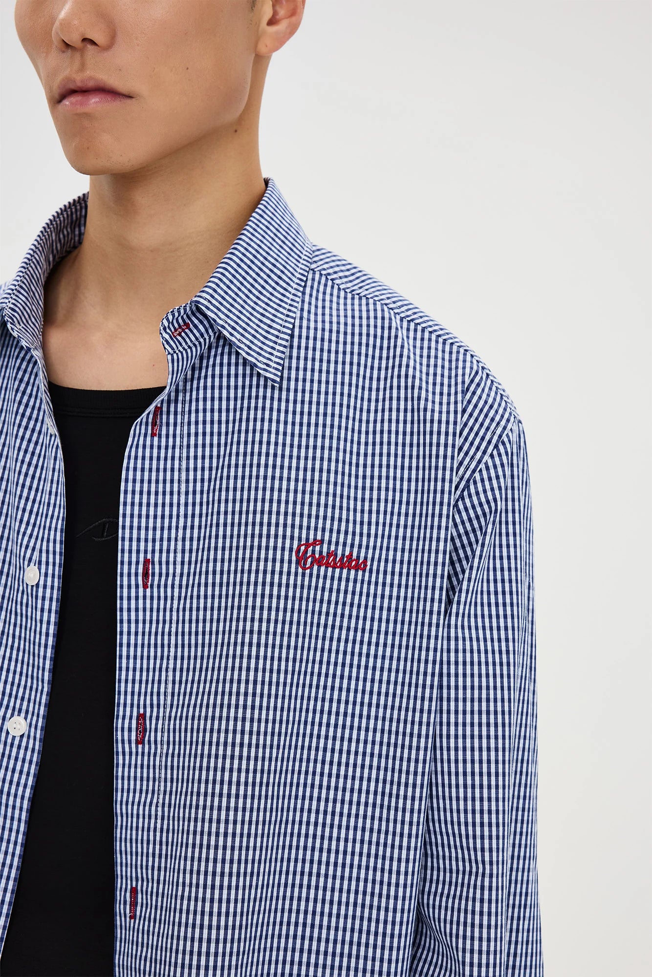 CATSSTAC Essential Gingham Embroidered Shirt