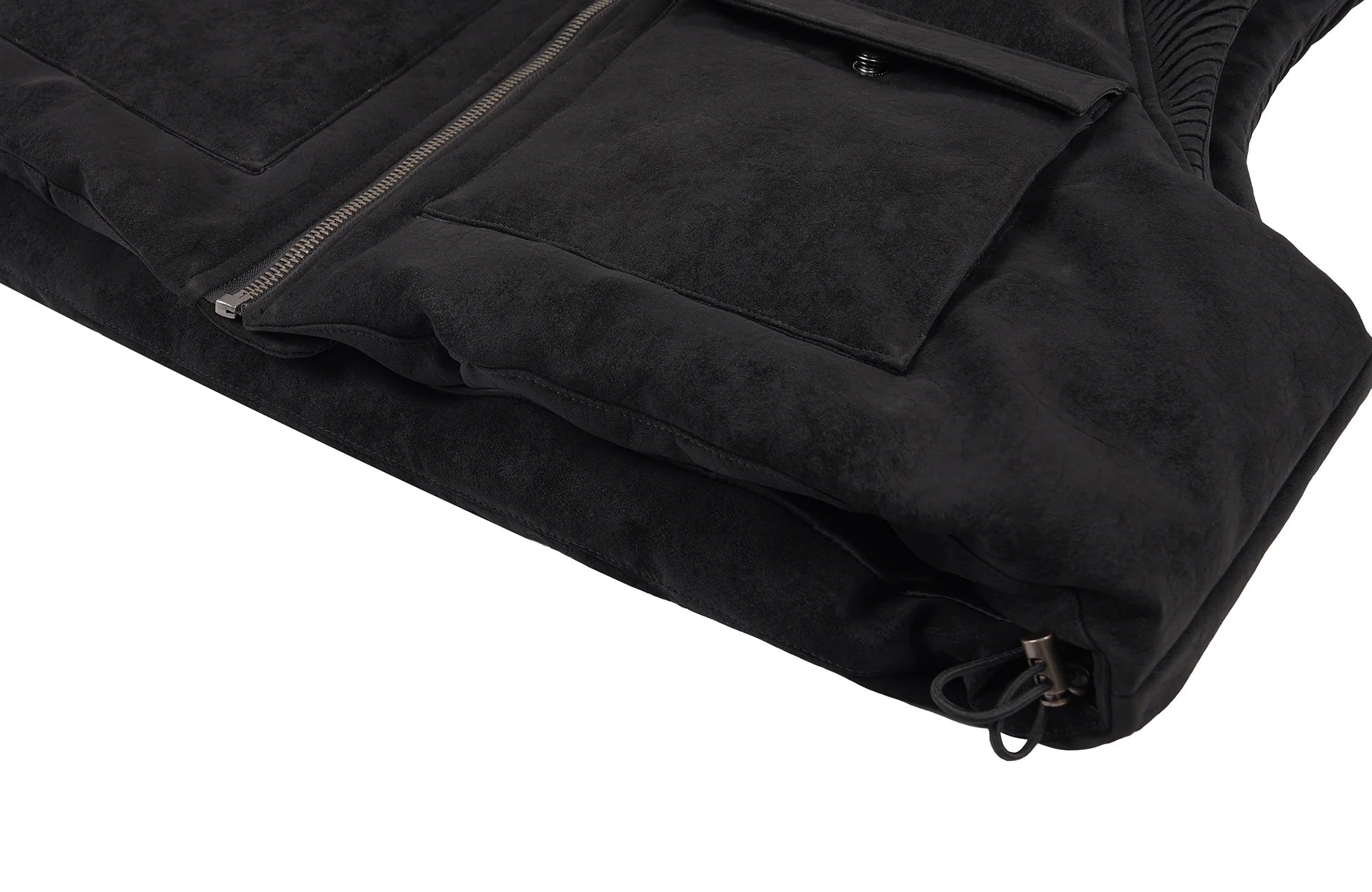 UNDERWATER Demon Horned Detachable Hood Down Vest