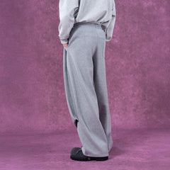 CLP Pleated Wide-Leg Sweatpants