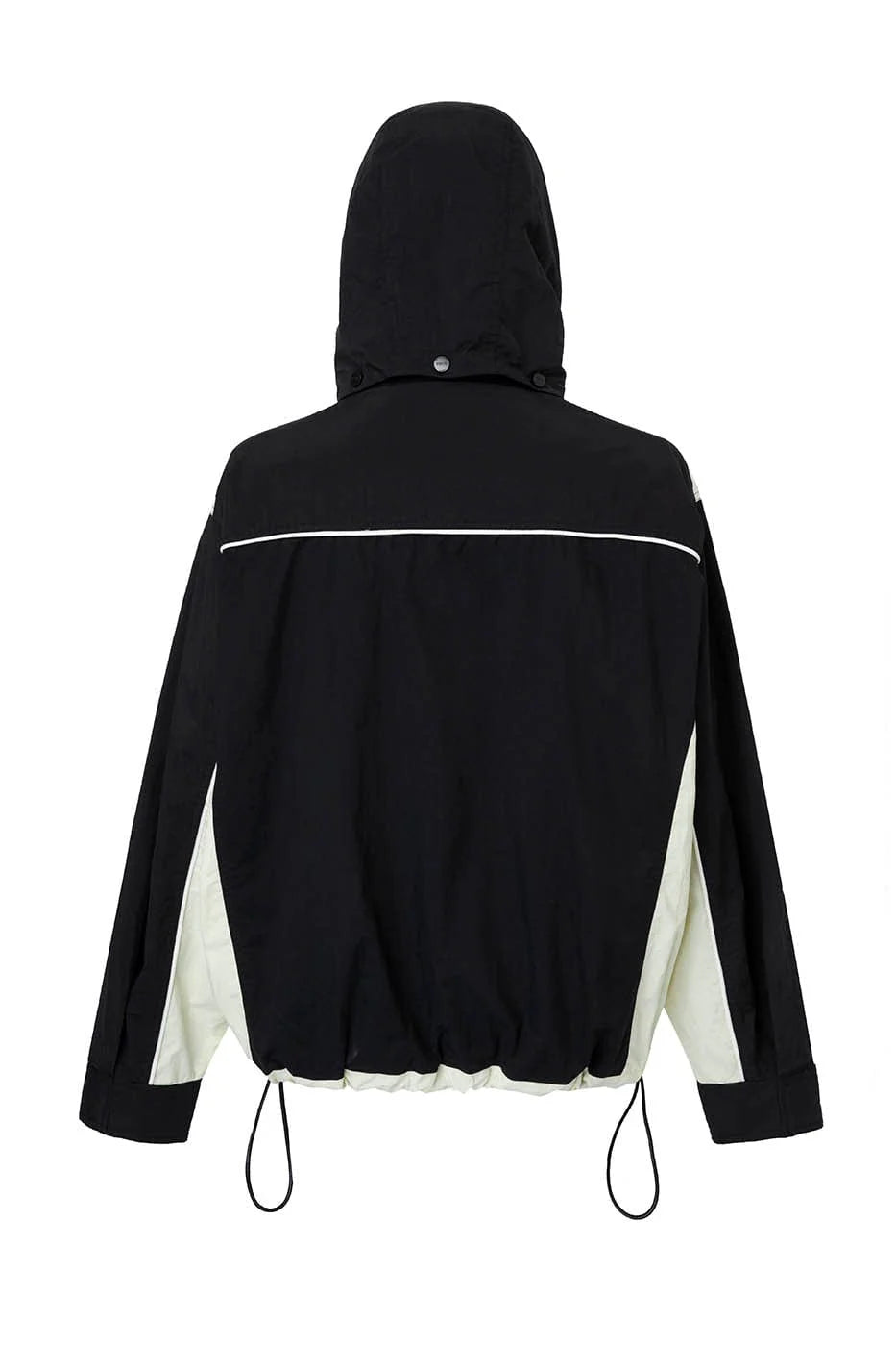 F2CE Deconstructed Detachable-Hood Color-Block Windbreaker